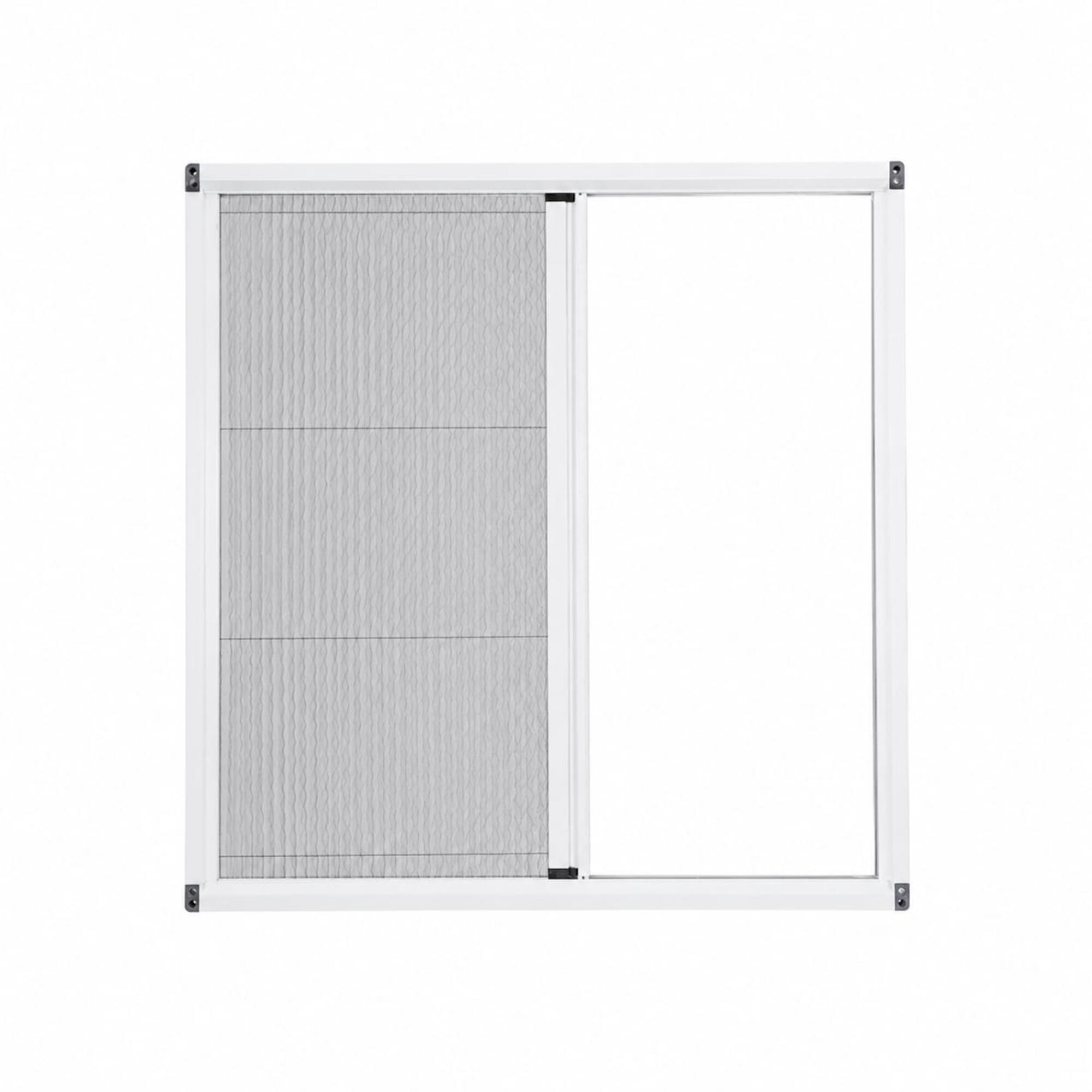 Plasa protectie tantari, tip plisse, pentru ferestre, rama aluminiu, 48 x 95 cm, alb