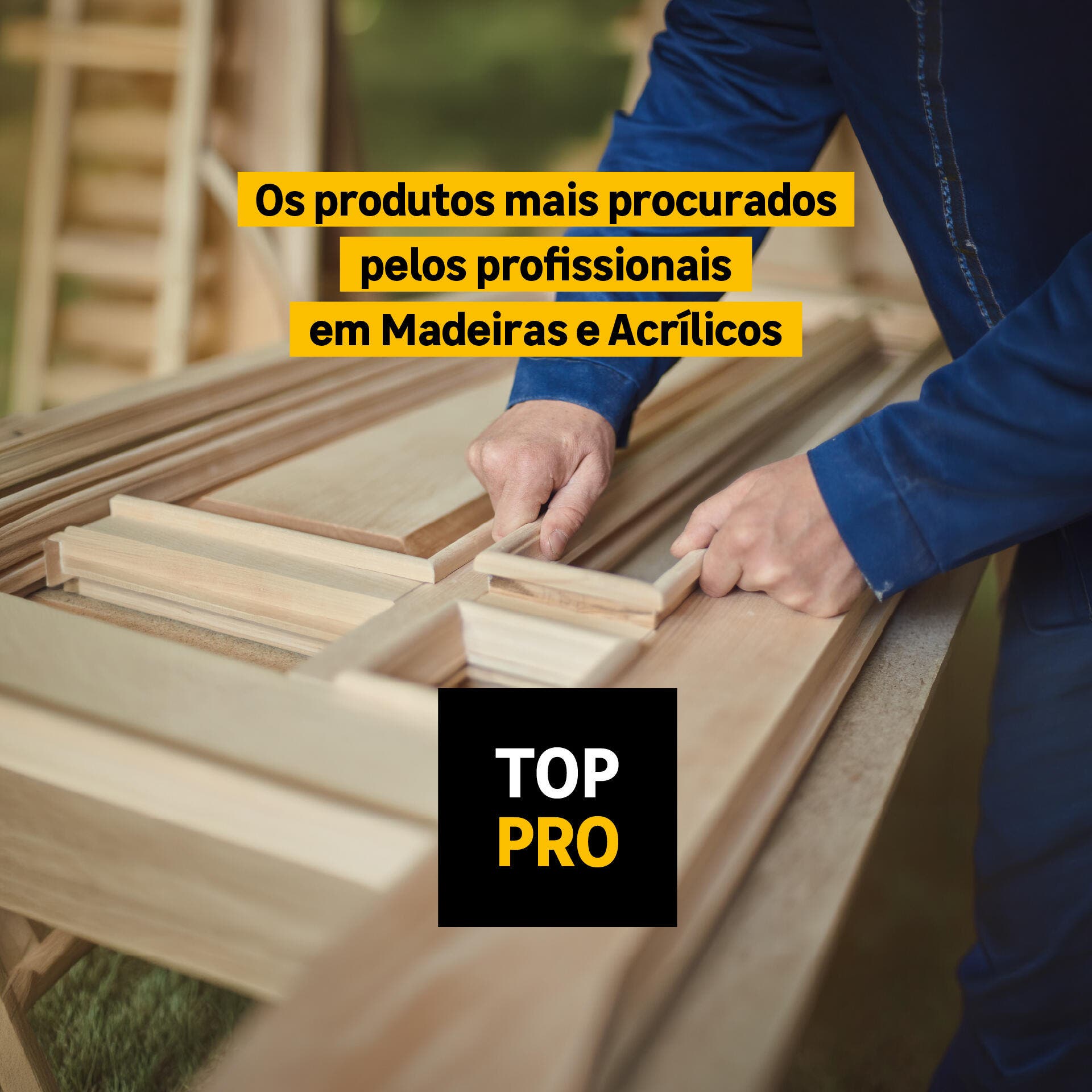 artigos top pro de madeira e acrílicos
