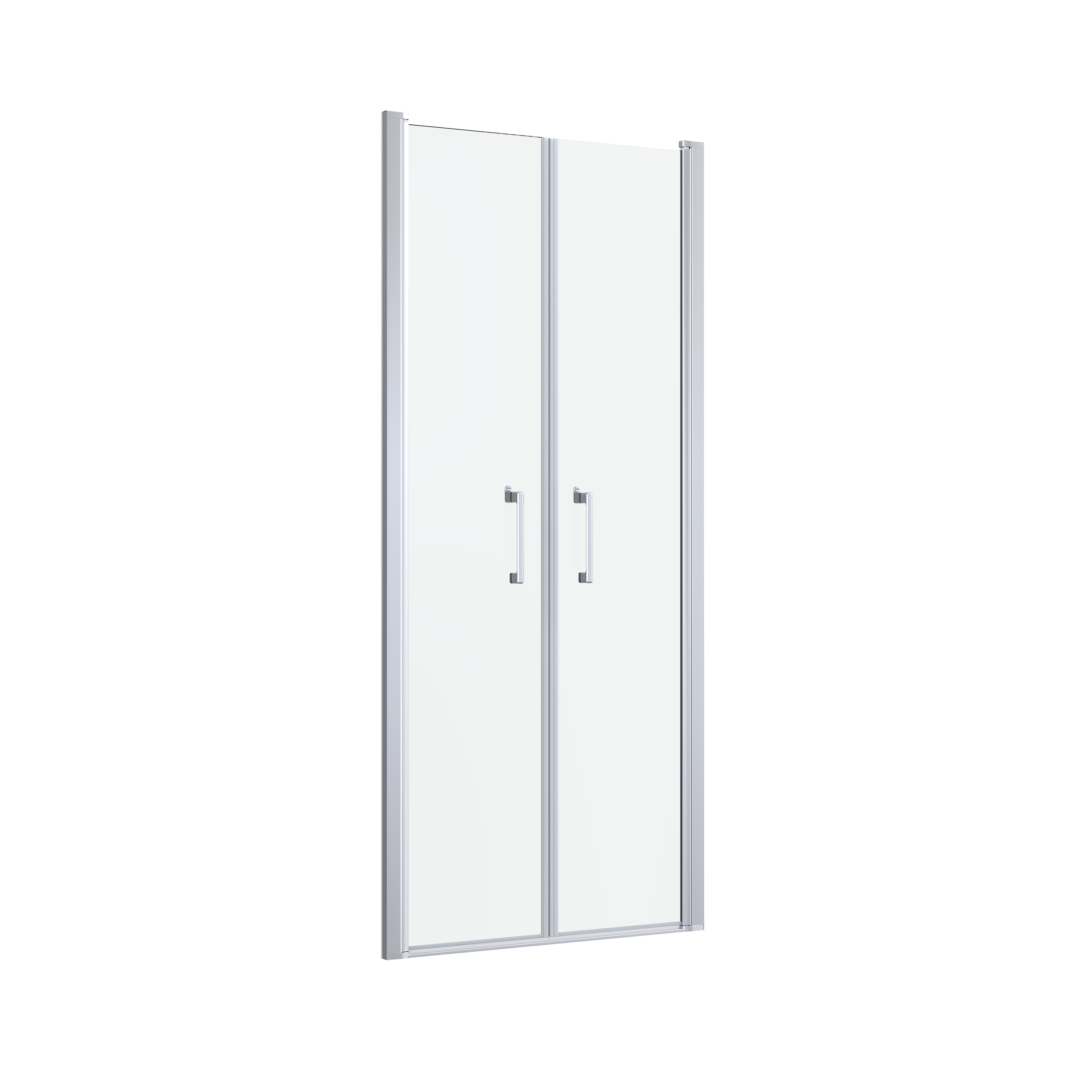 Porta doccia battente Remix, L 67.5-71.5 cm x H 195 cm x SP 8 mm, profilo cromo - 7