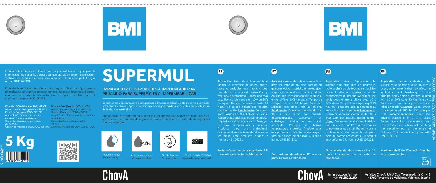 EMULSIÓN ASFÁLTICA SUPERMUL 25 KG - 2