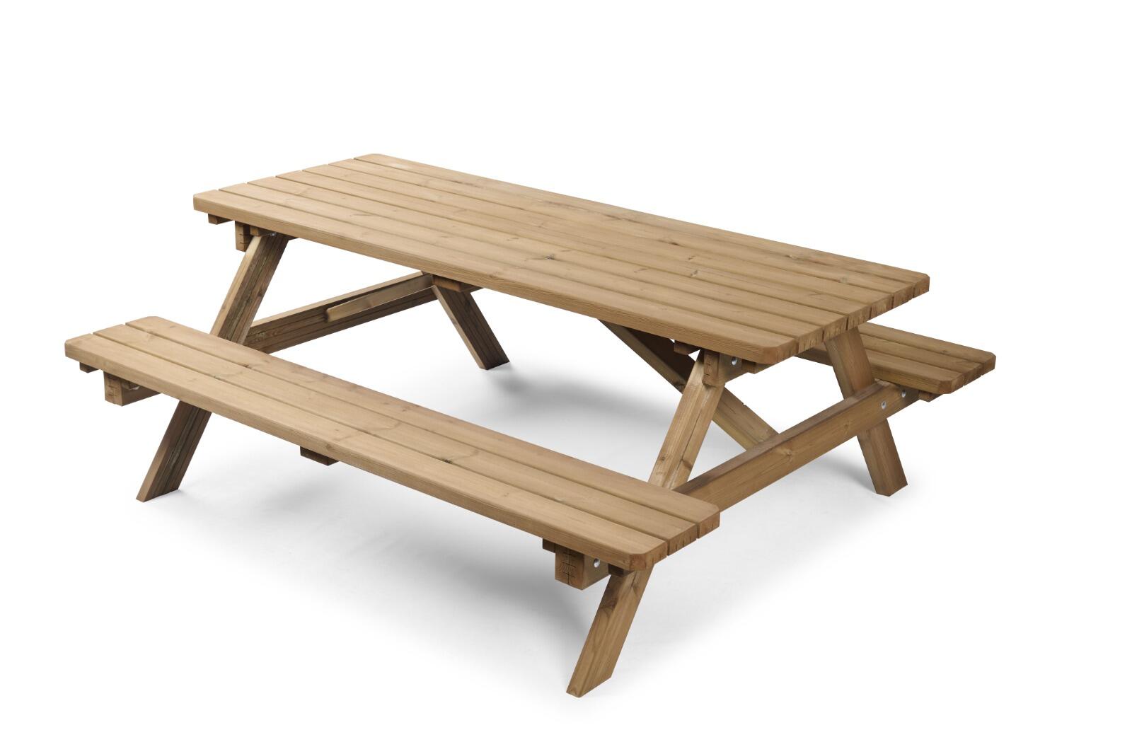 Mesa de madeira KIT PICNIC 180X150X70CM - 2
