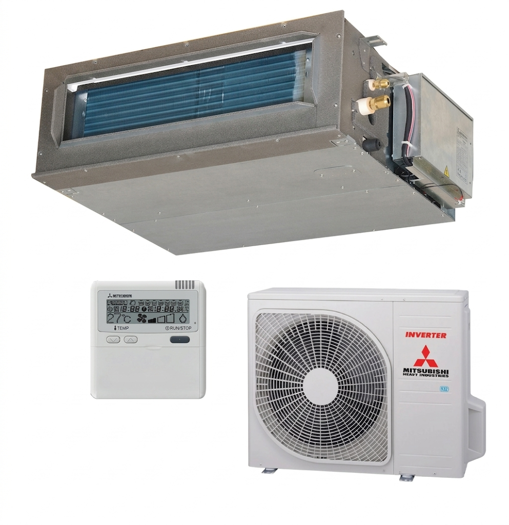 AIRE ACONDICIONADO POR CONDUCTOS 6100 FRIGORIAS MITSUBISHI FDUM71VHNP-W - 4
