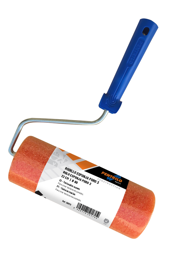 ROLO RUGO ESPONJA PORO 3 ø80 PENTRILO 22CM