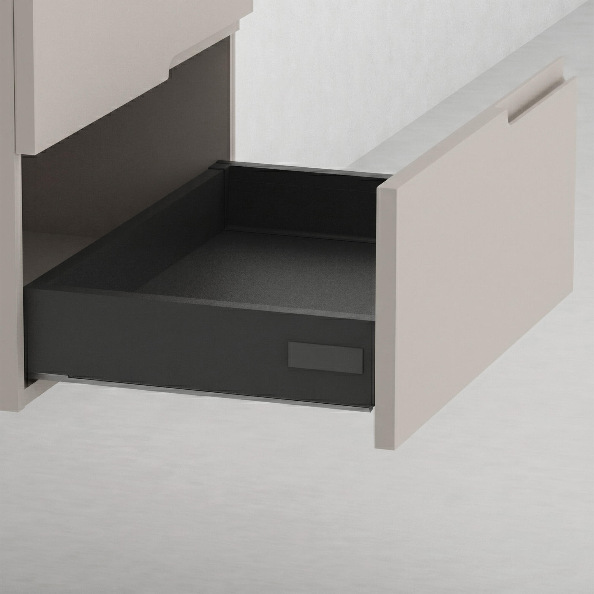 MUEBLE DE BAÑO MÓNACO BEIGE 80X45CM 2 CAJONES - 2