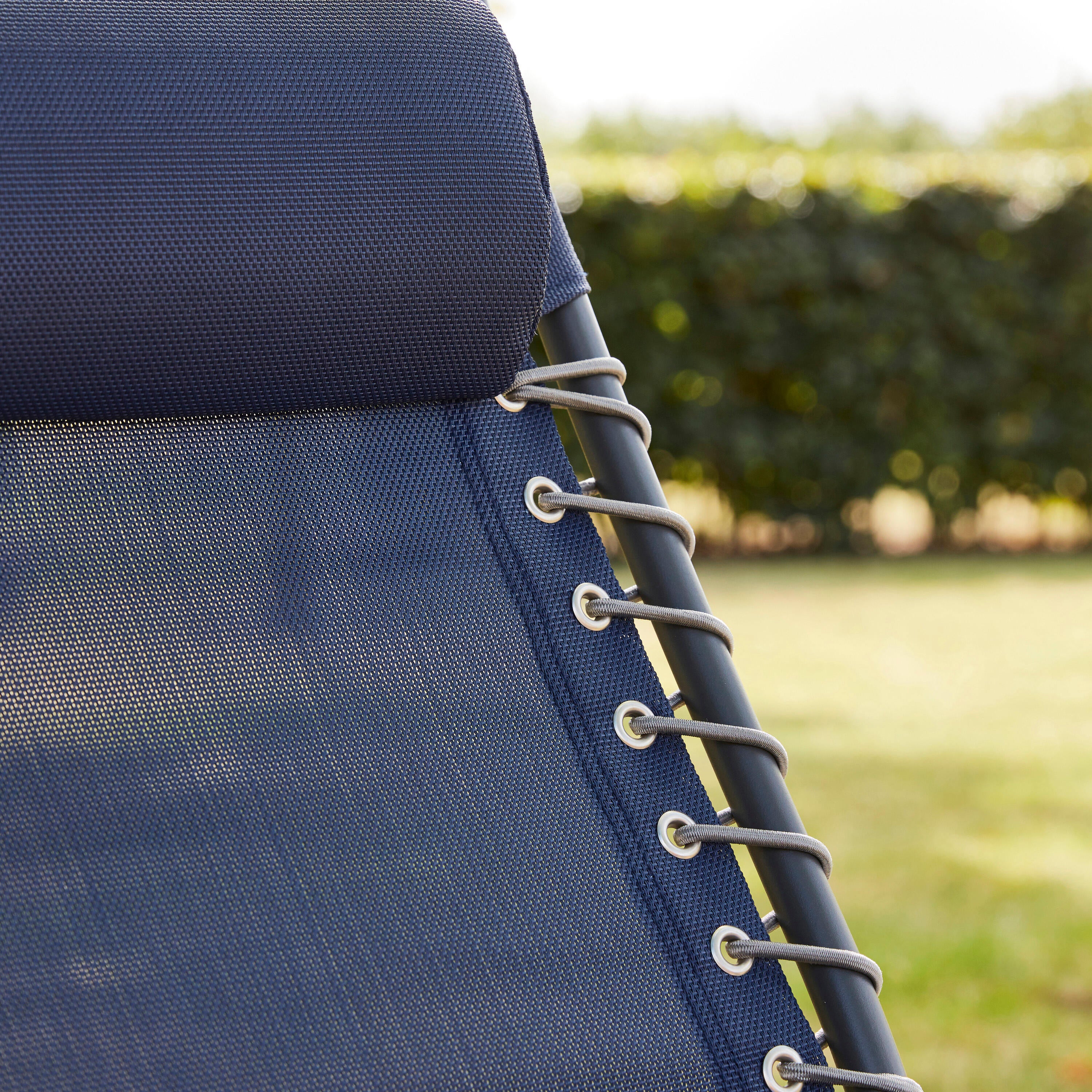 Sillón de jardín de metal NATERIAL Zero Gravity azul - 3