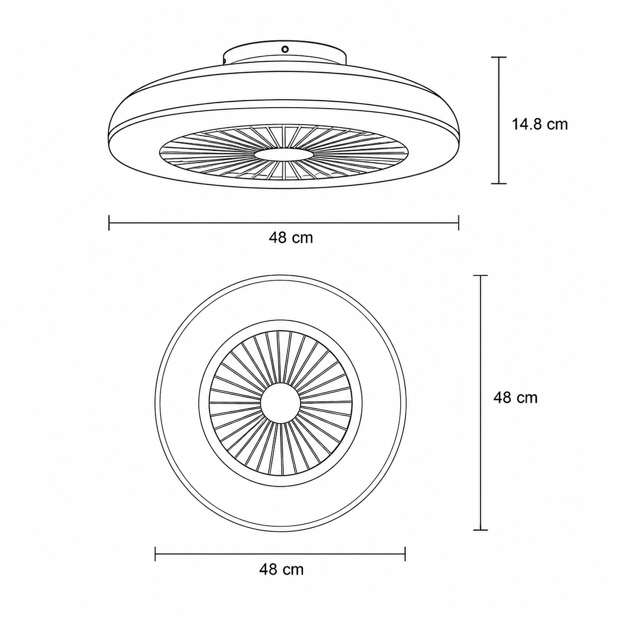 Ventilateur de plafond RICARDO  - 10
