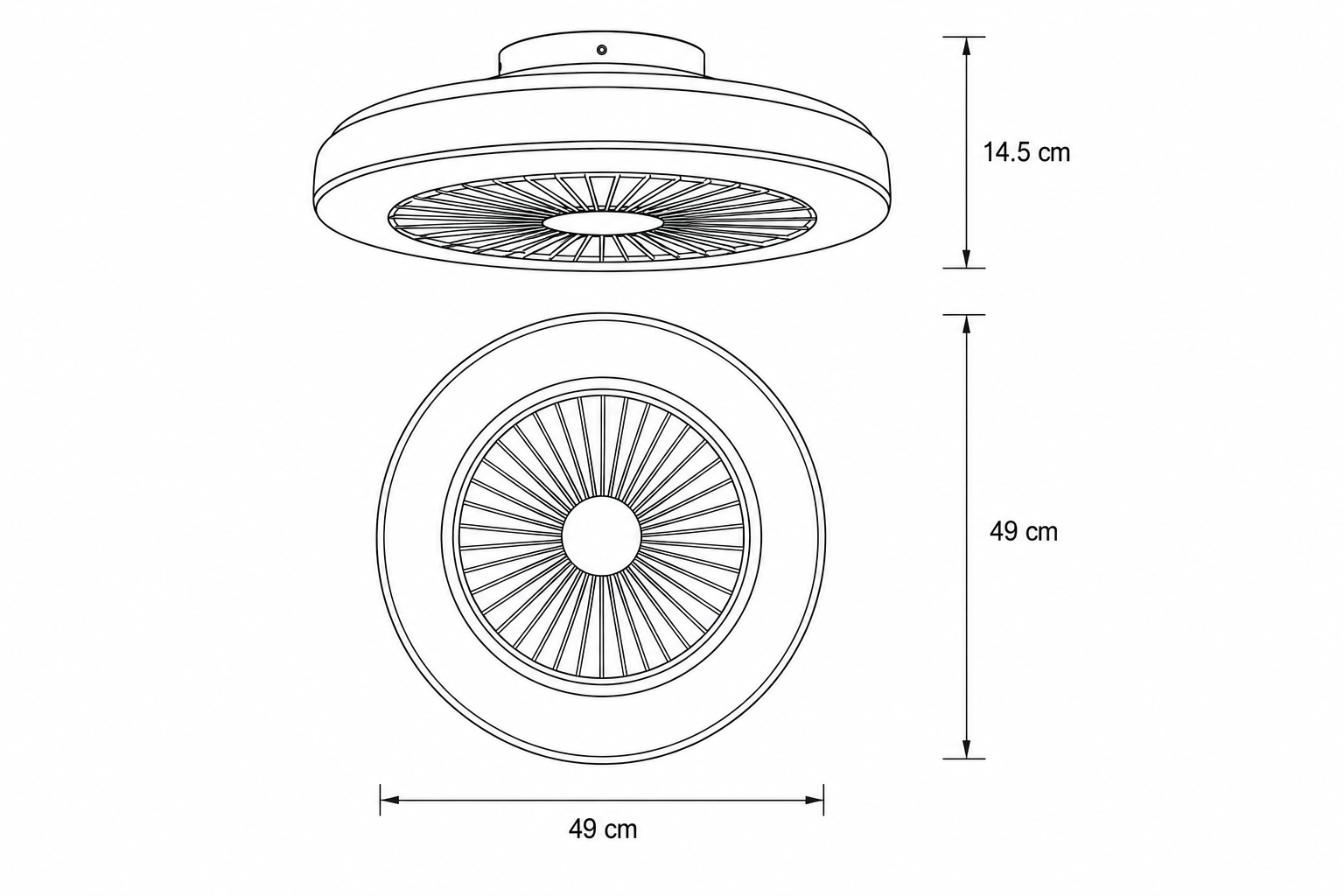 Ventilateur de plafond MARIELO  - 2