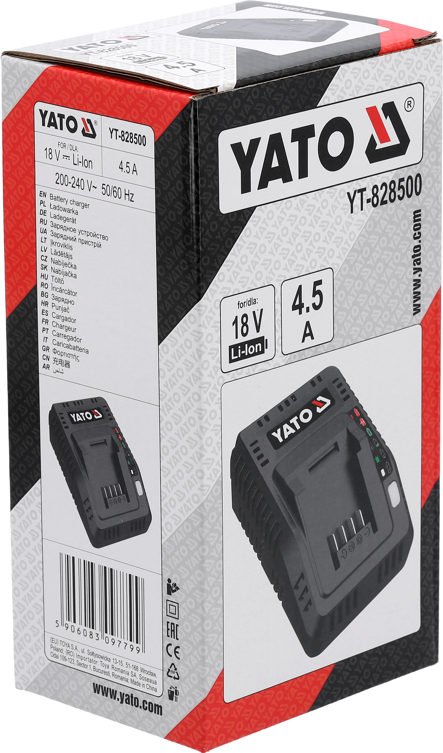 Ładowarka 18V 2,4-4,5A YT-828500 Yato - 4