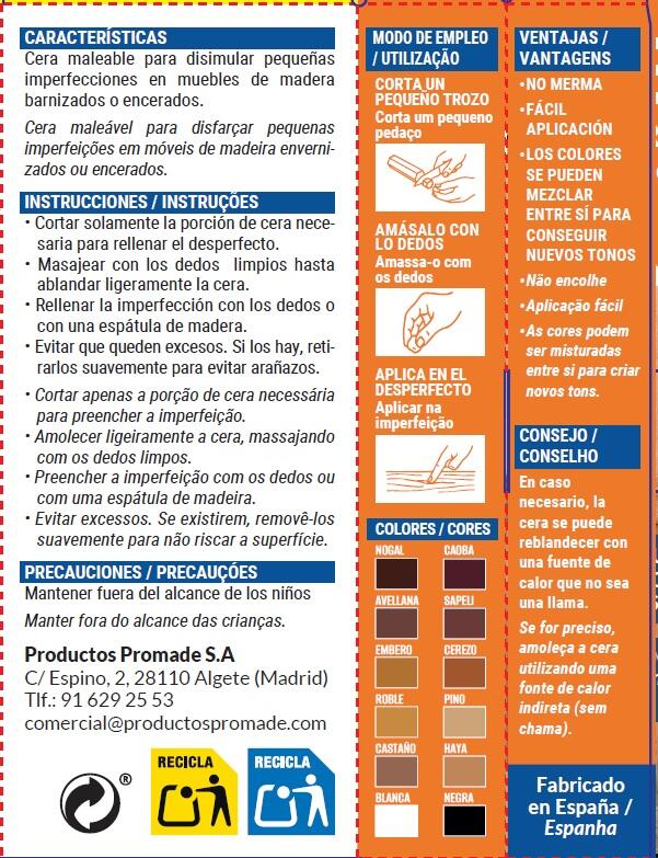 Cera para madeira PROMAD NOGUEIRA 30G - 7