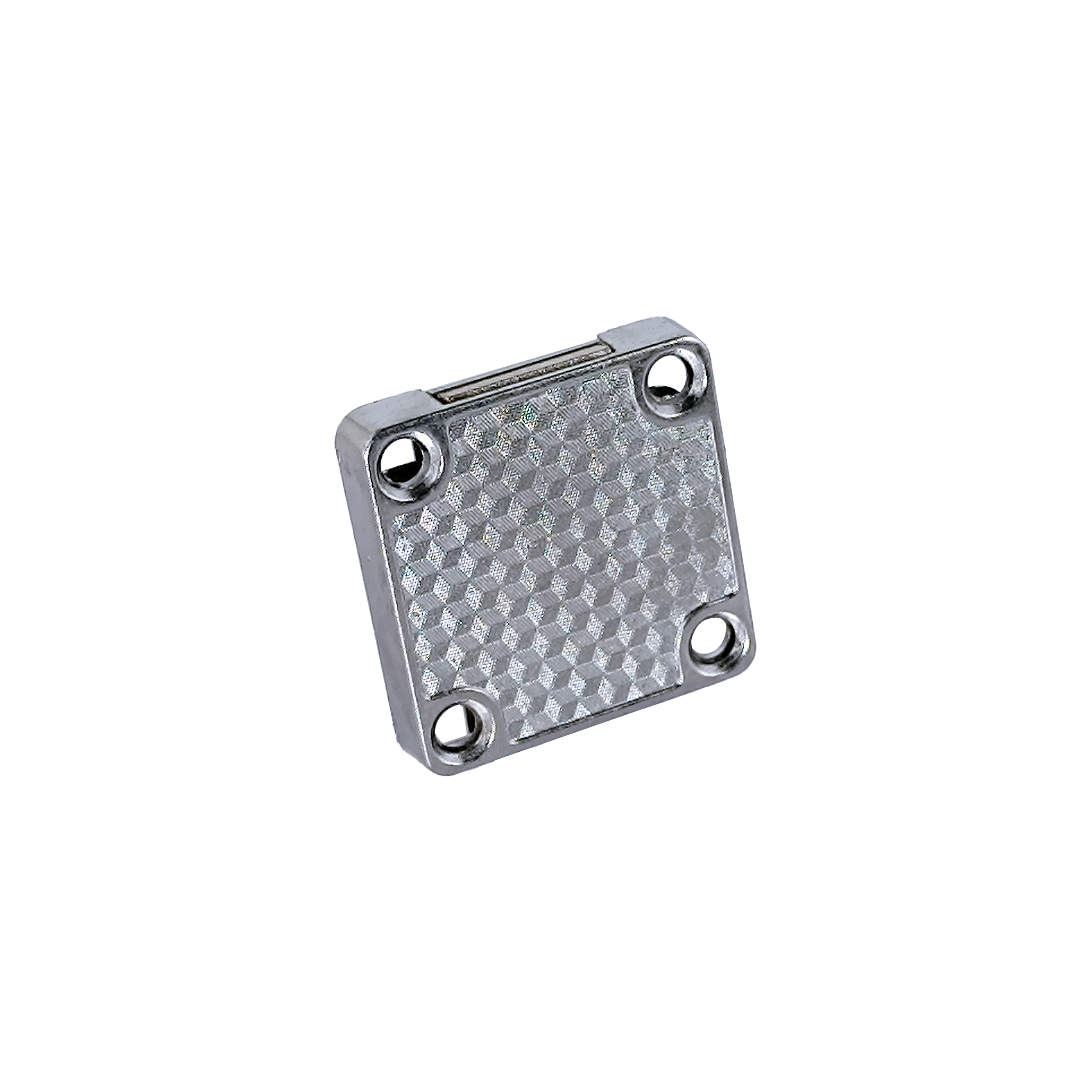 Cerradura de mueble en acero gris / plata con llave - 2