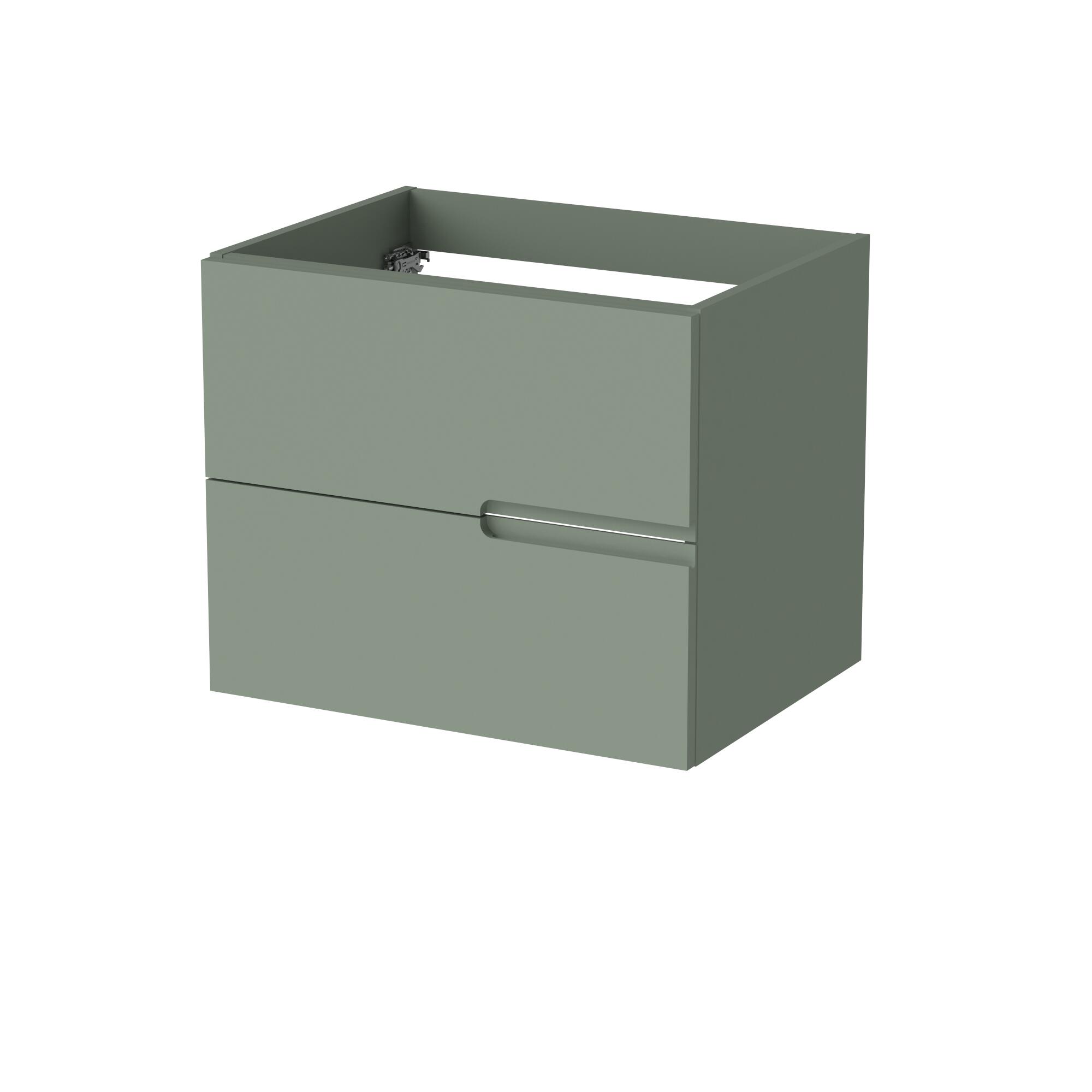 MUEBLE DE BAÑO MÓNACO VERDE 60X45CM 2 CAJONES - 2