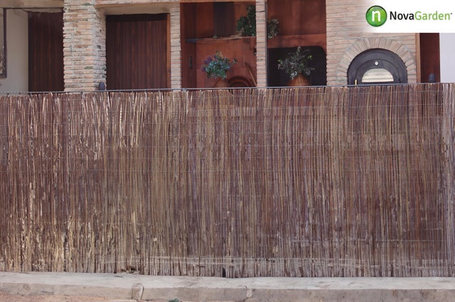 Cercado natural NOVAGARDEN 2x5 m marrón