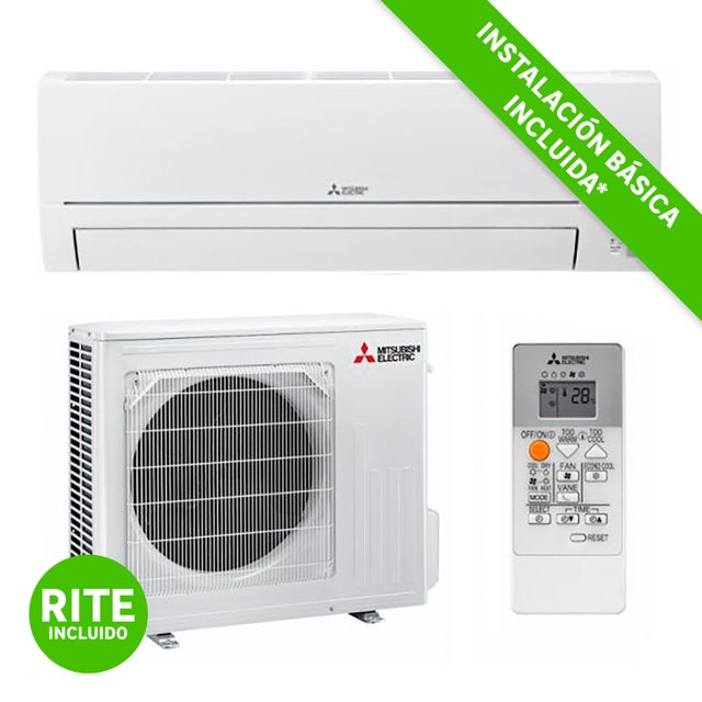 Aire Acondicionado 1X1 MITSUBISHI ELECTRIC MSZ-HR71VF 6106 fg Instalación básica incluida