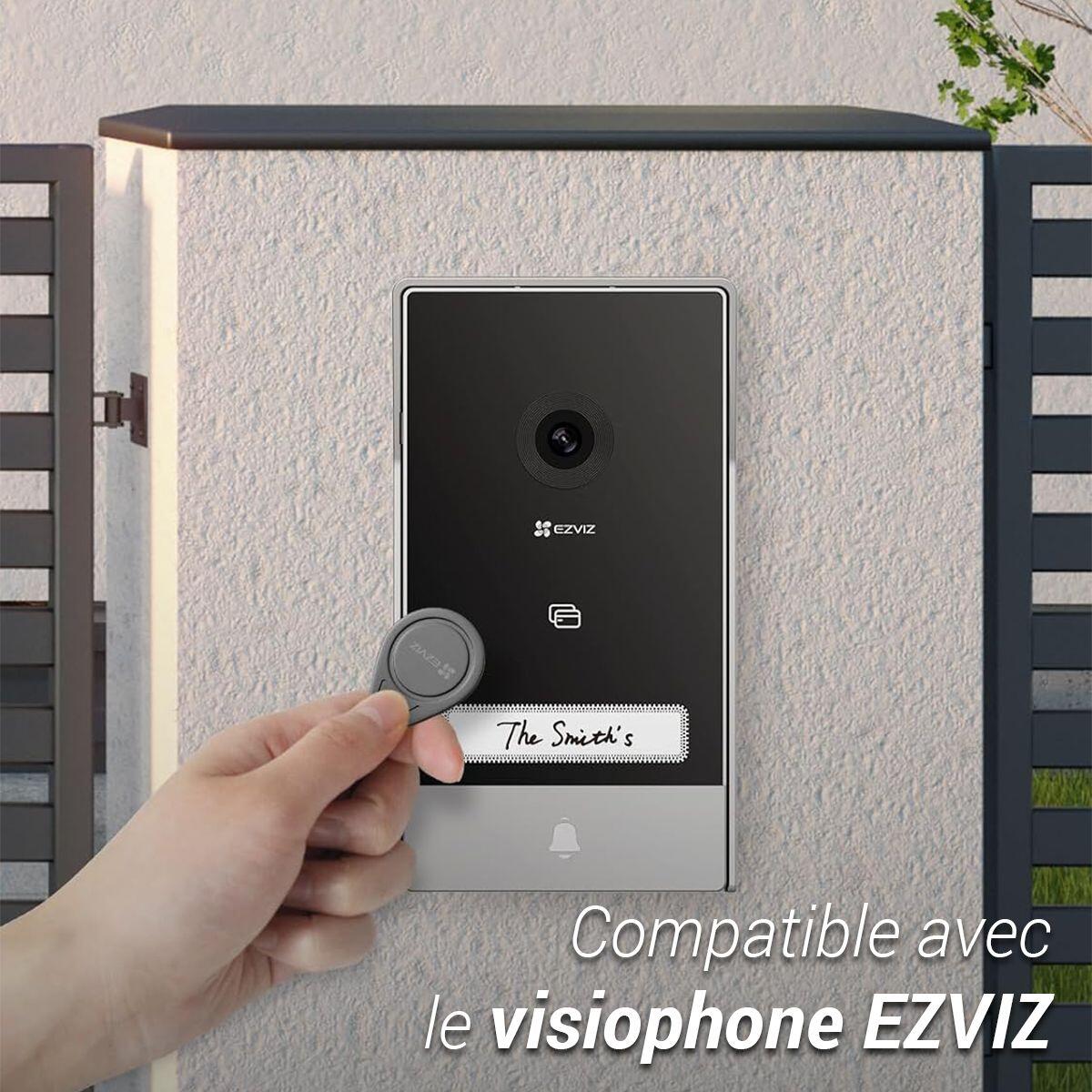 Lot de 4 badges RFID supplémentaires pour alarme EZVIZ - 3