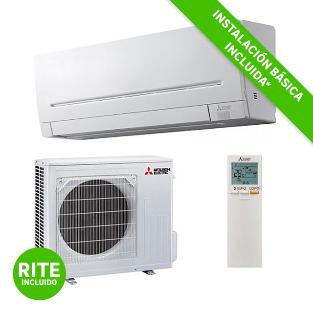 A/A 1X1 MITSUBISHI ELECTRIC MSZ-AY60VGK Wifi 5160 fg Instalación básica incluida