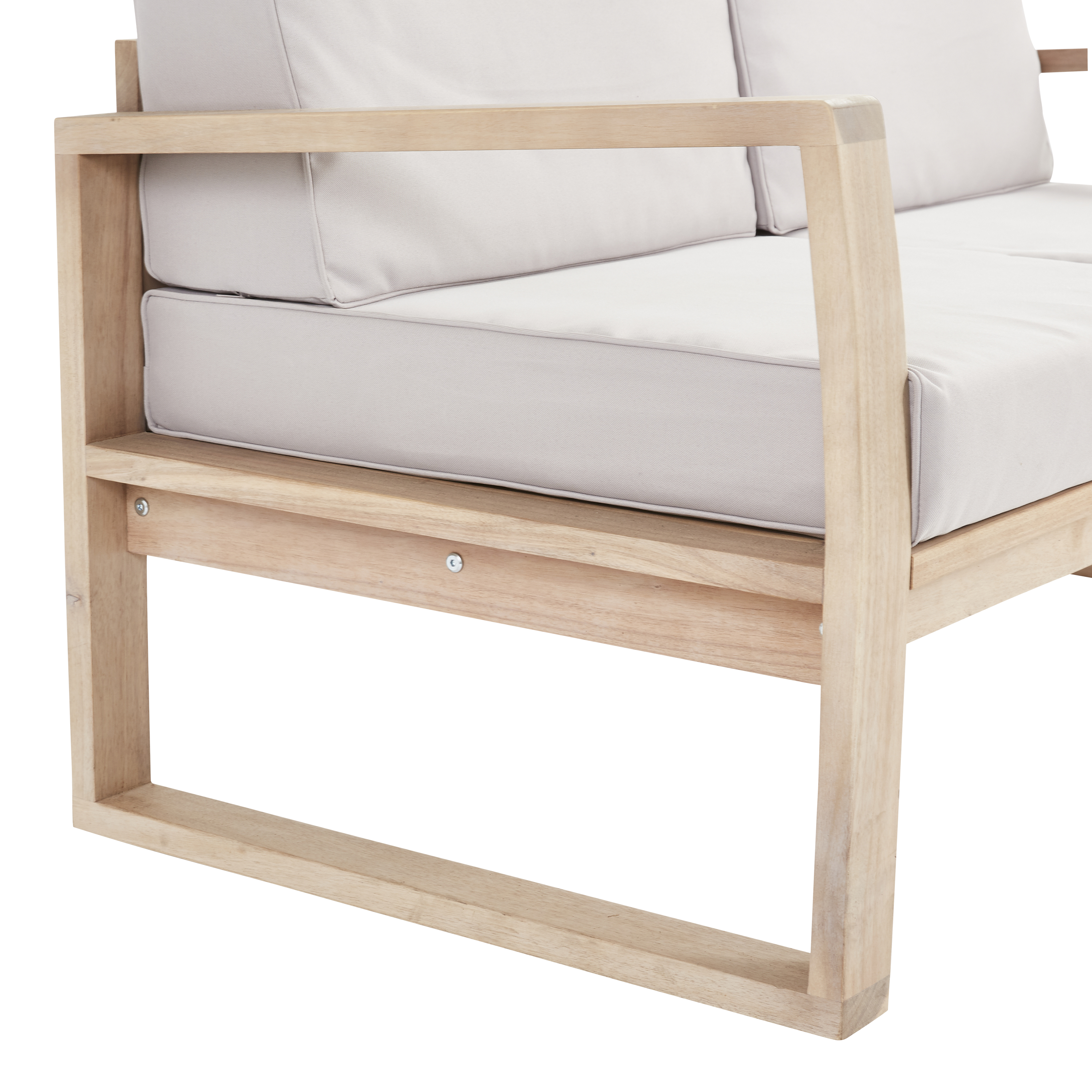 Conjunto jardim relax sofá e mesa Acácia Solaris Naterial - 40