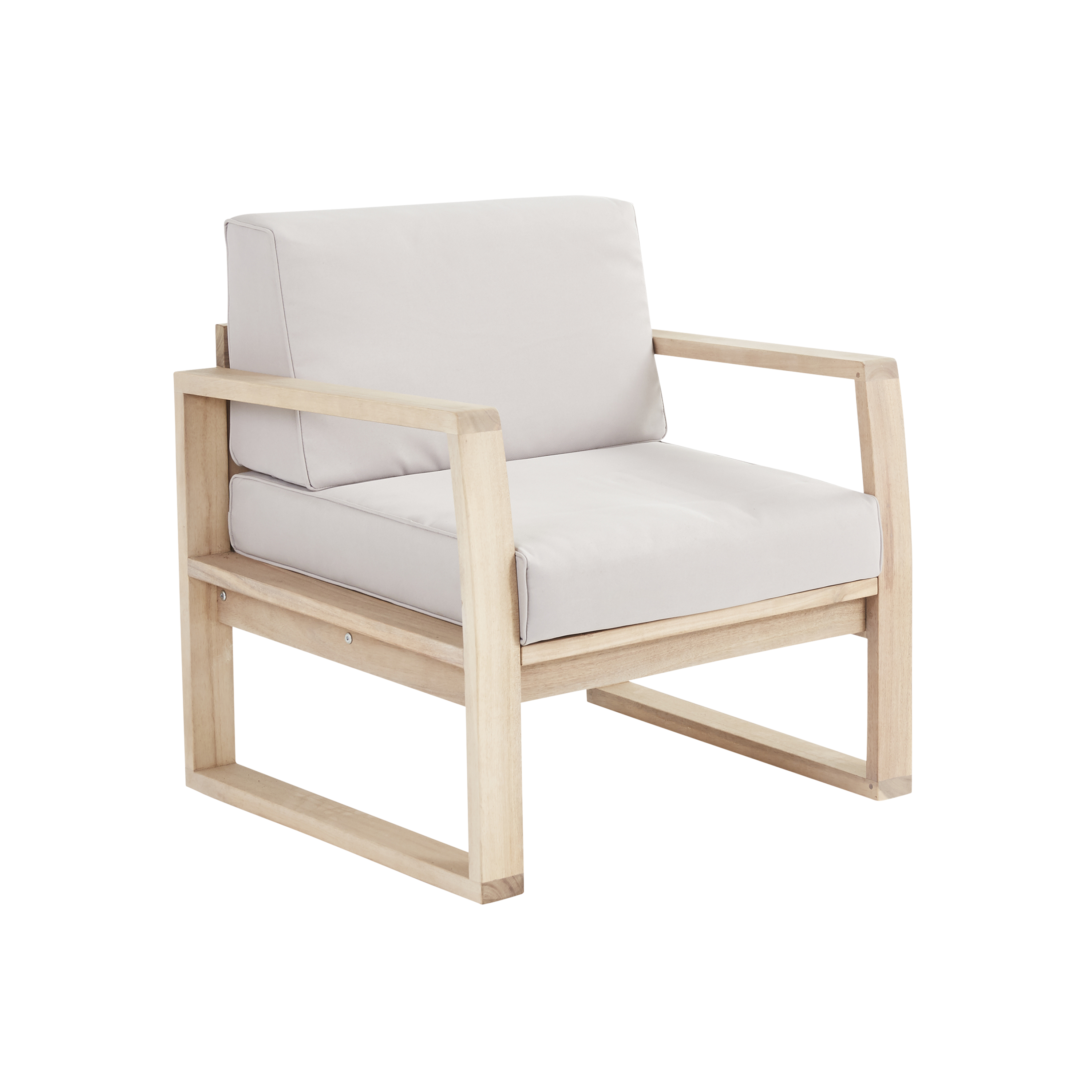 Conjunto jardim relax sofá e mesa Acácia Solaris Naterial - 29