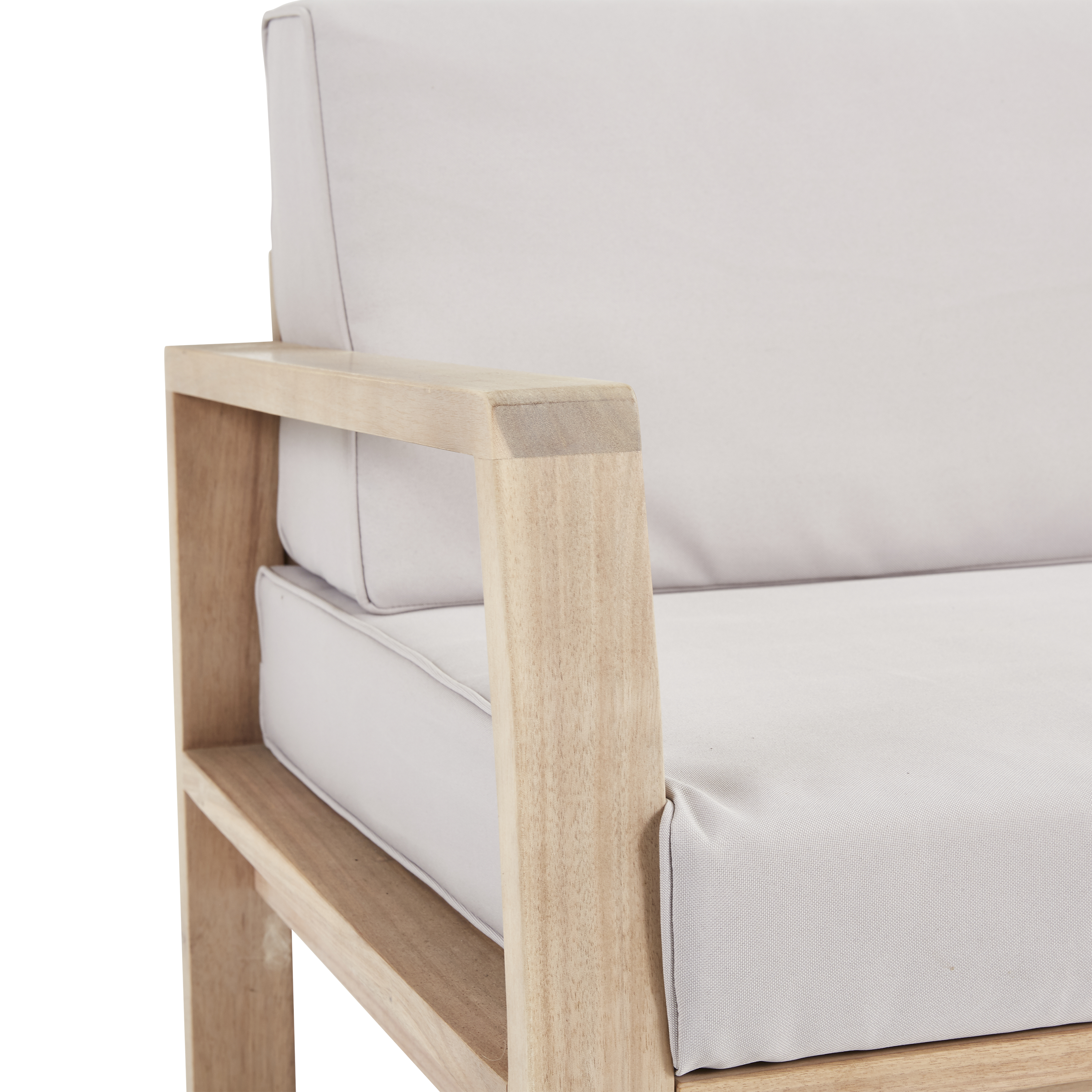 Conjunto jardim relax sofá e mesa Acácia Solaris Naterial - 38