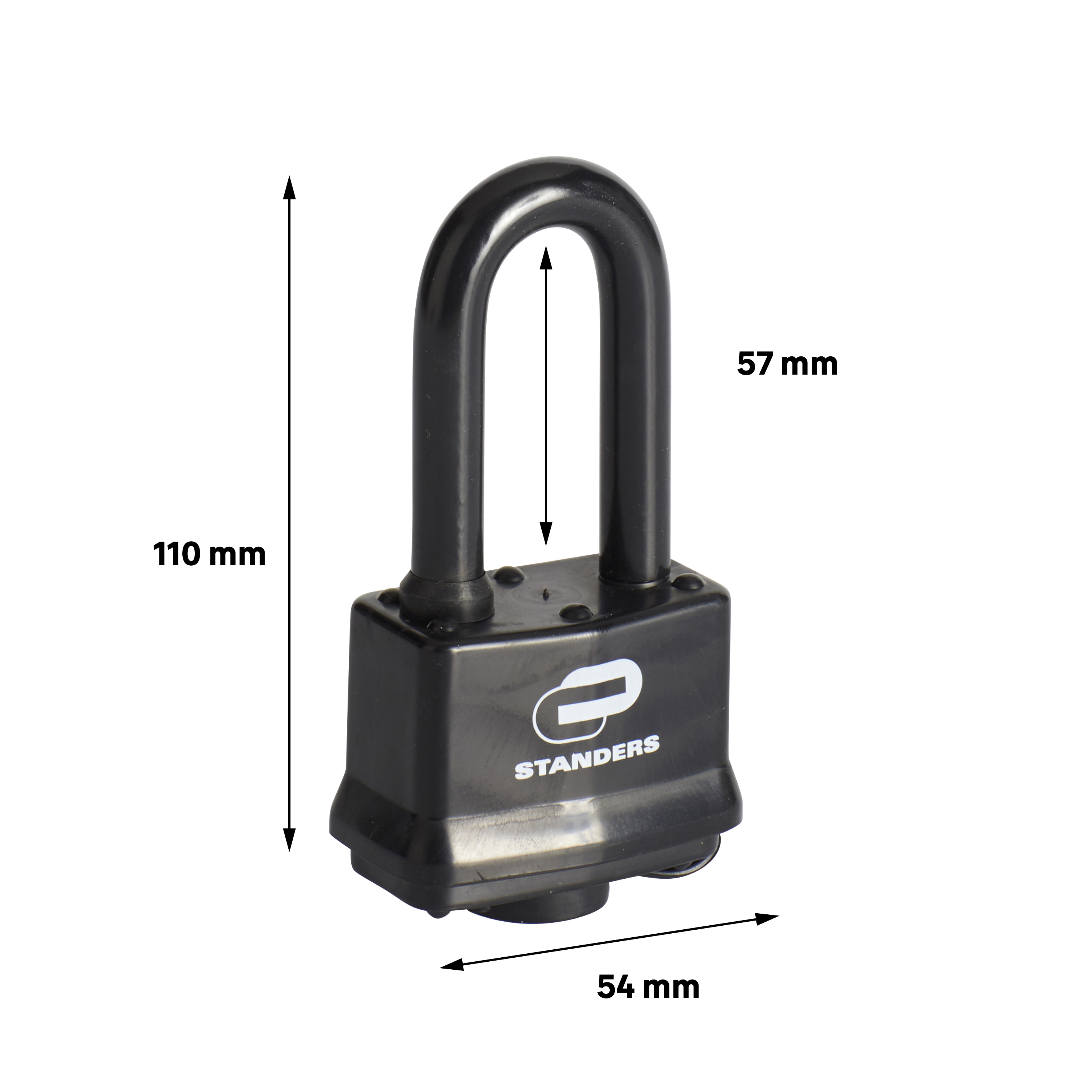 Cadenas avec clé STANDERS acier, l.54 mm - 3
