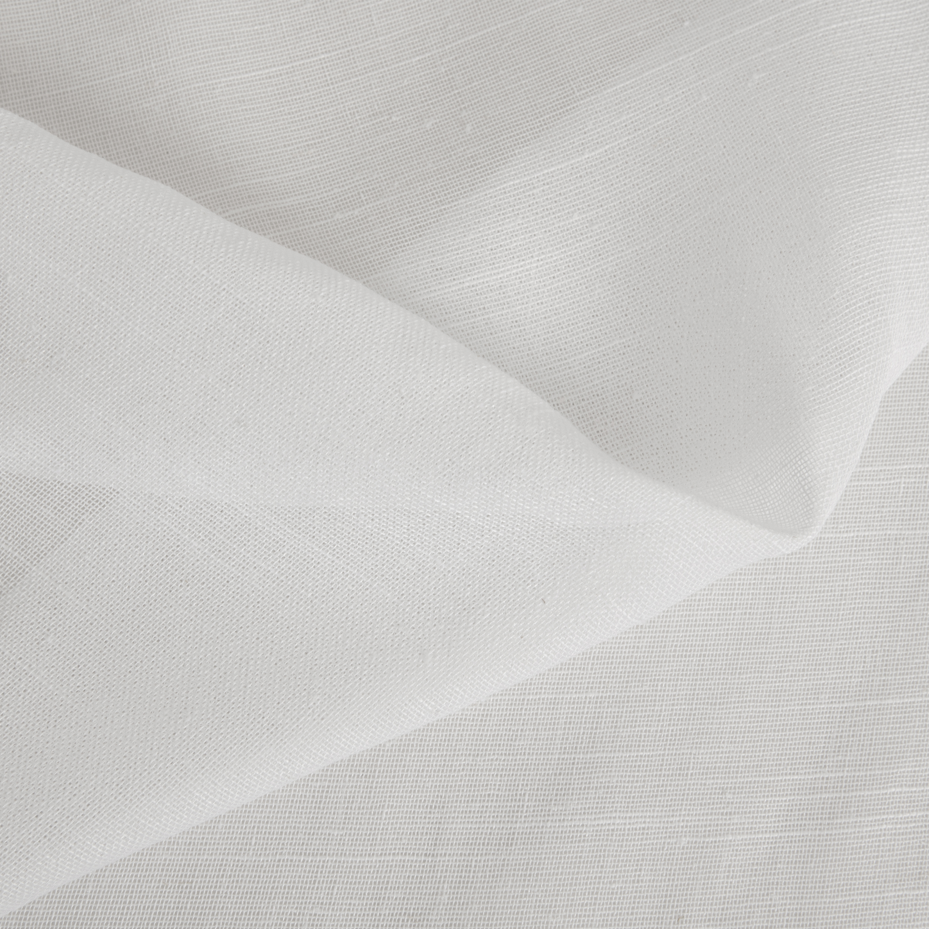 Visillo ollaos Cambria poliéster lino de 200x280cm INSPIRE liso blanco. Incluye cinta termoadhesiva - 18