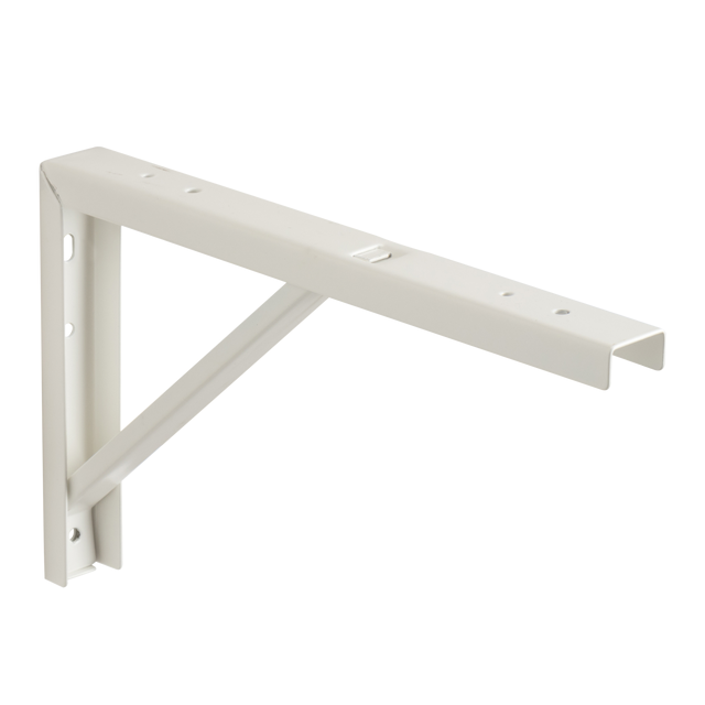 ESCUADRA METALICA PARA BALDA REFORZADA  BLANCA 180X300MM