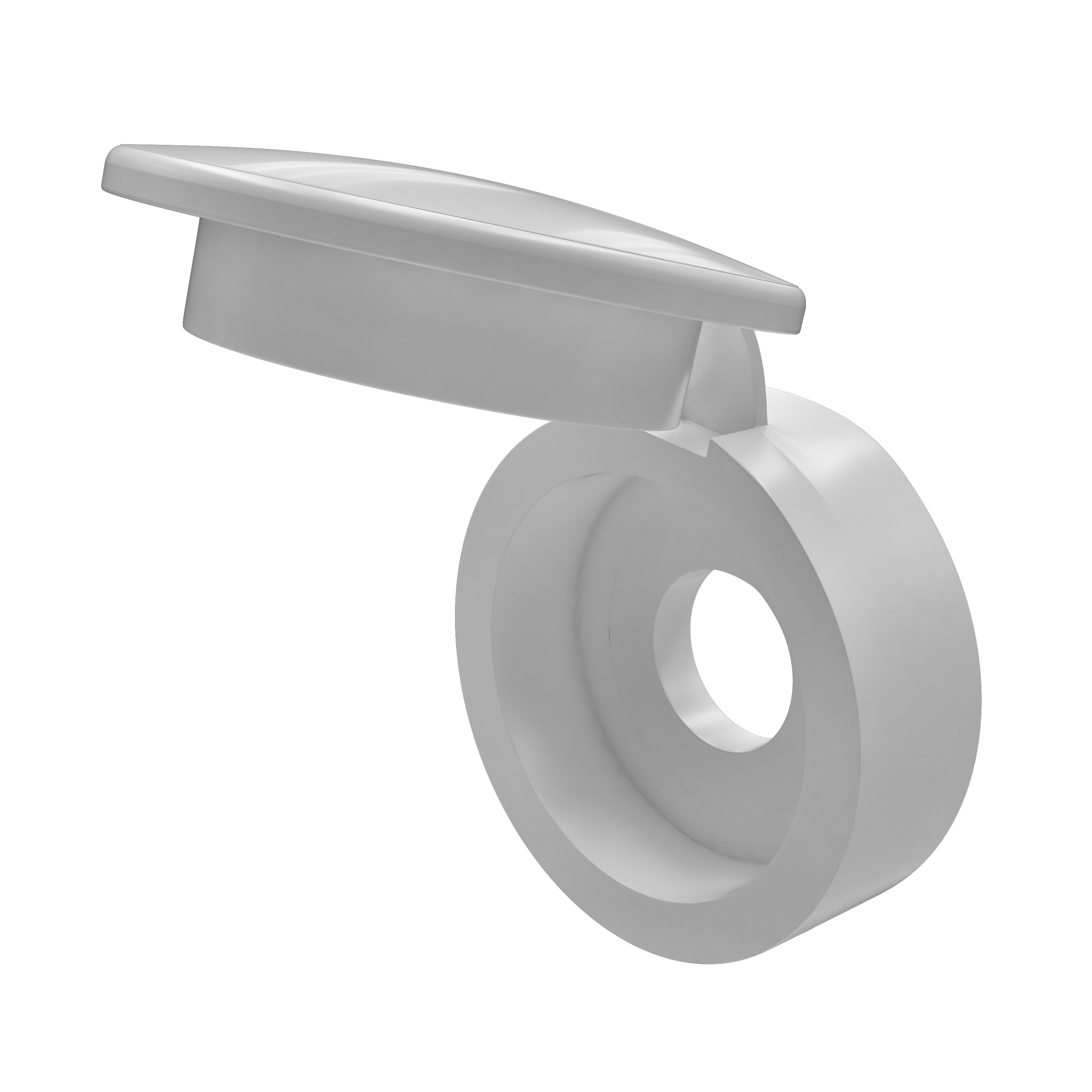 10 tampas para parafusos branco Ø4-4,5 mm Standers - 2