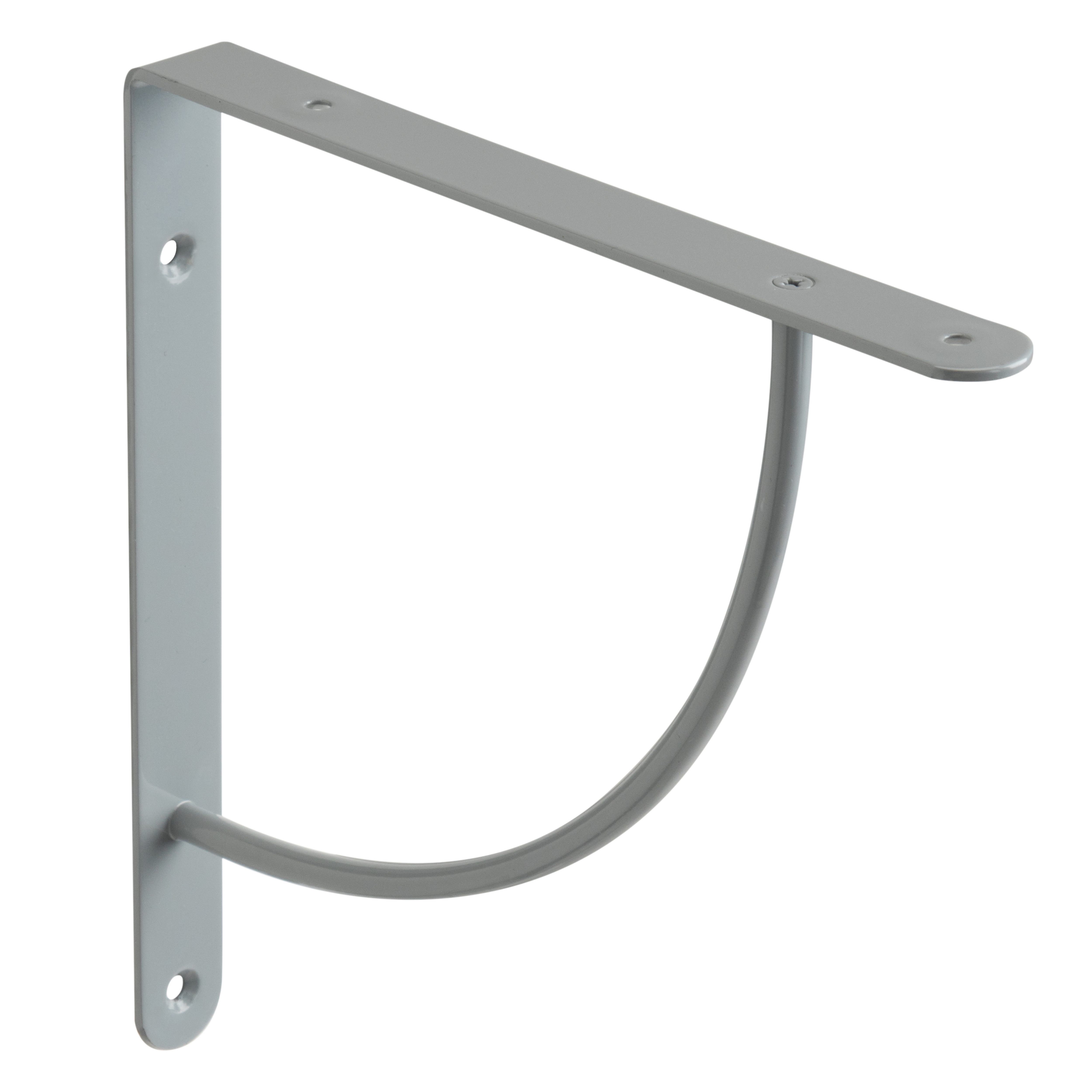 ESCUADRA METALICA PARA BALDA REFORZADA GRIS 230X230X25MM - 5