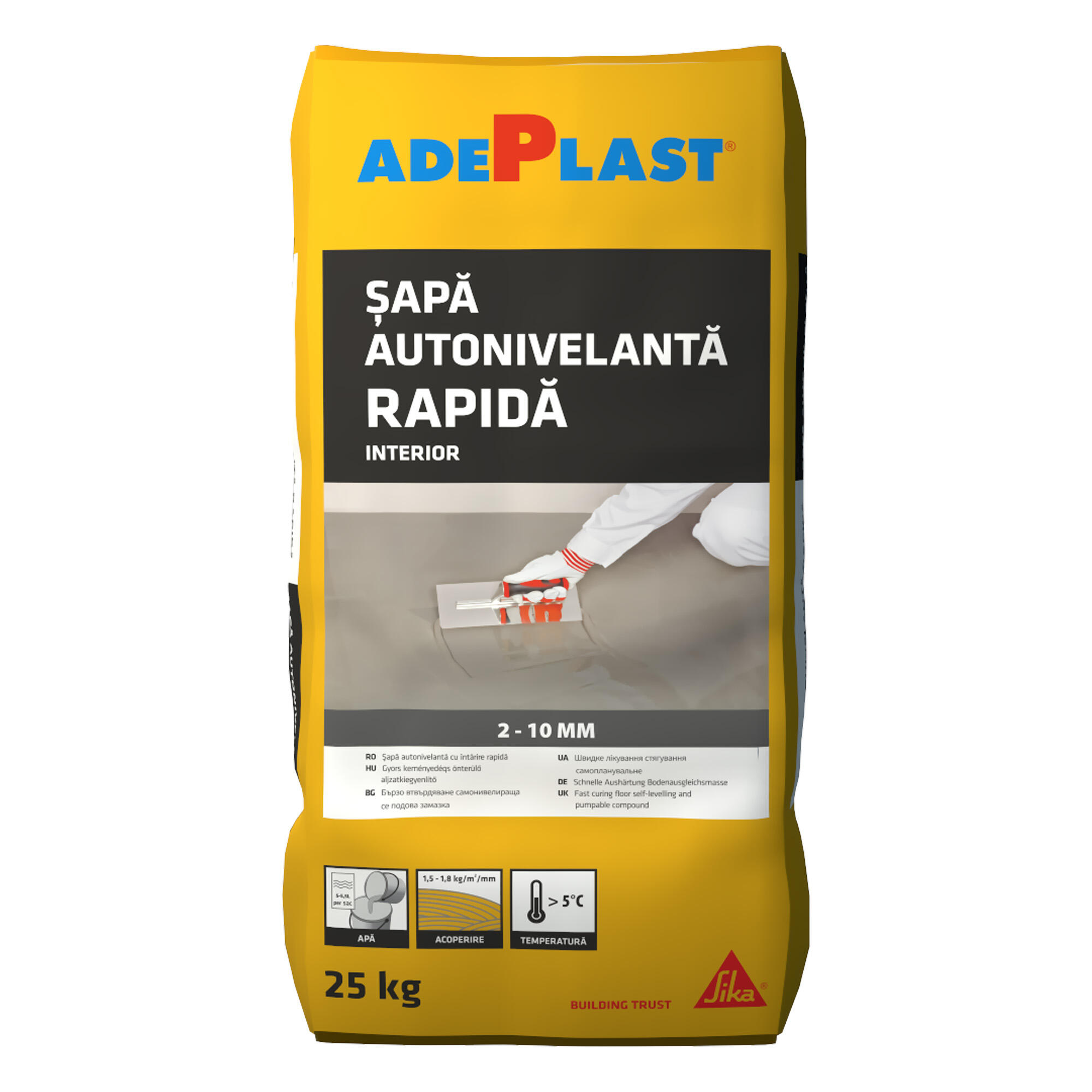 Sapa autonivelanta rapida Adeplast, interior, 25 Kg
