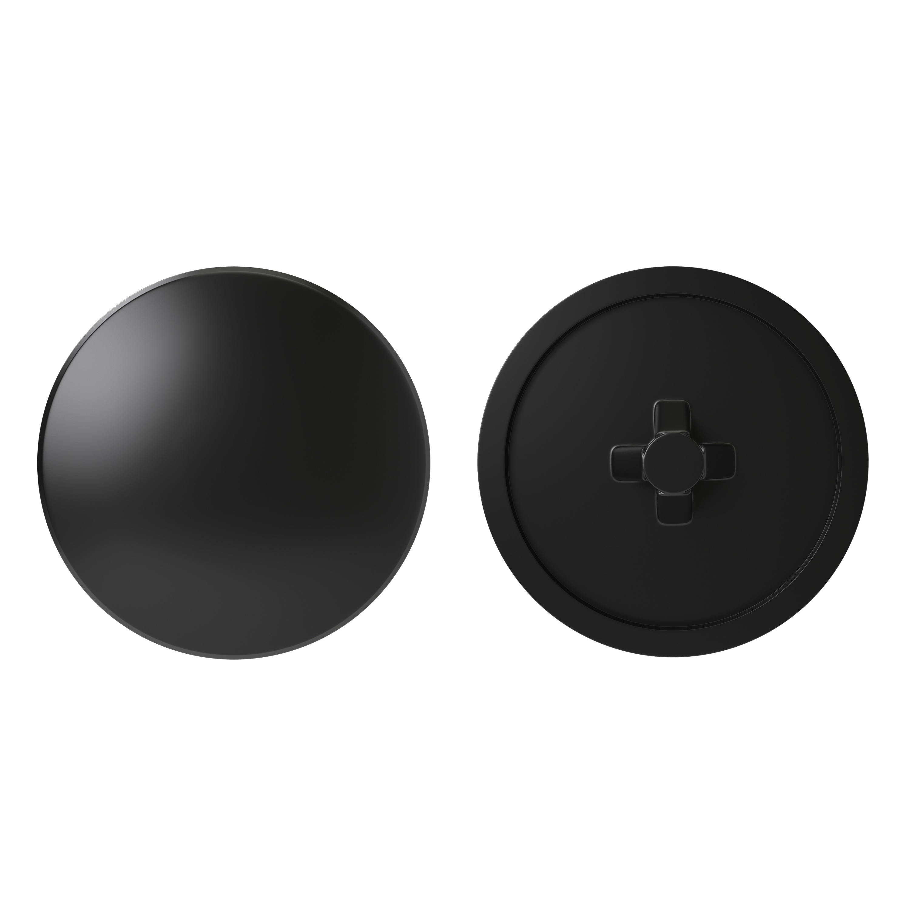 30 tapa parafusos STANDERS CLIP PLÁSTICO PRETO D6MM - 2