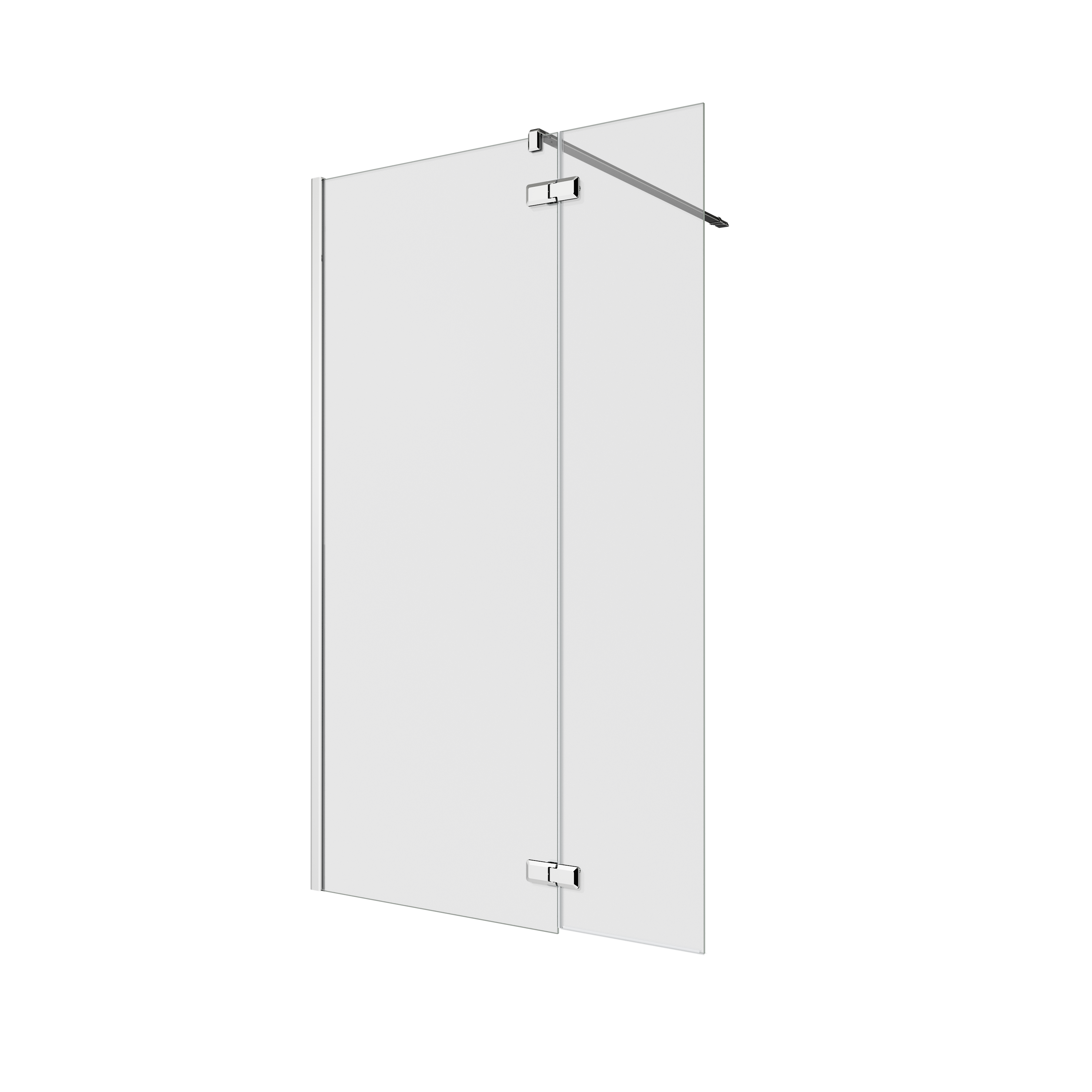 Box doccia walk-in Neo, vetro 8 mm, L 118-119.5 cm x H 200 cm, profilo cromo - 9