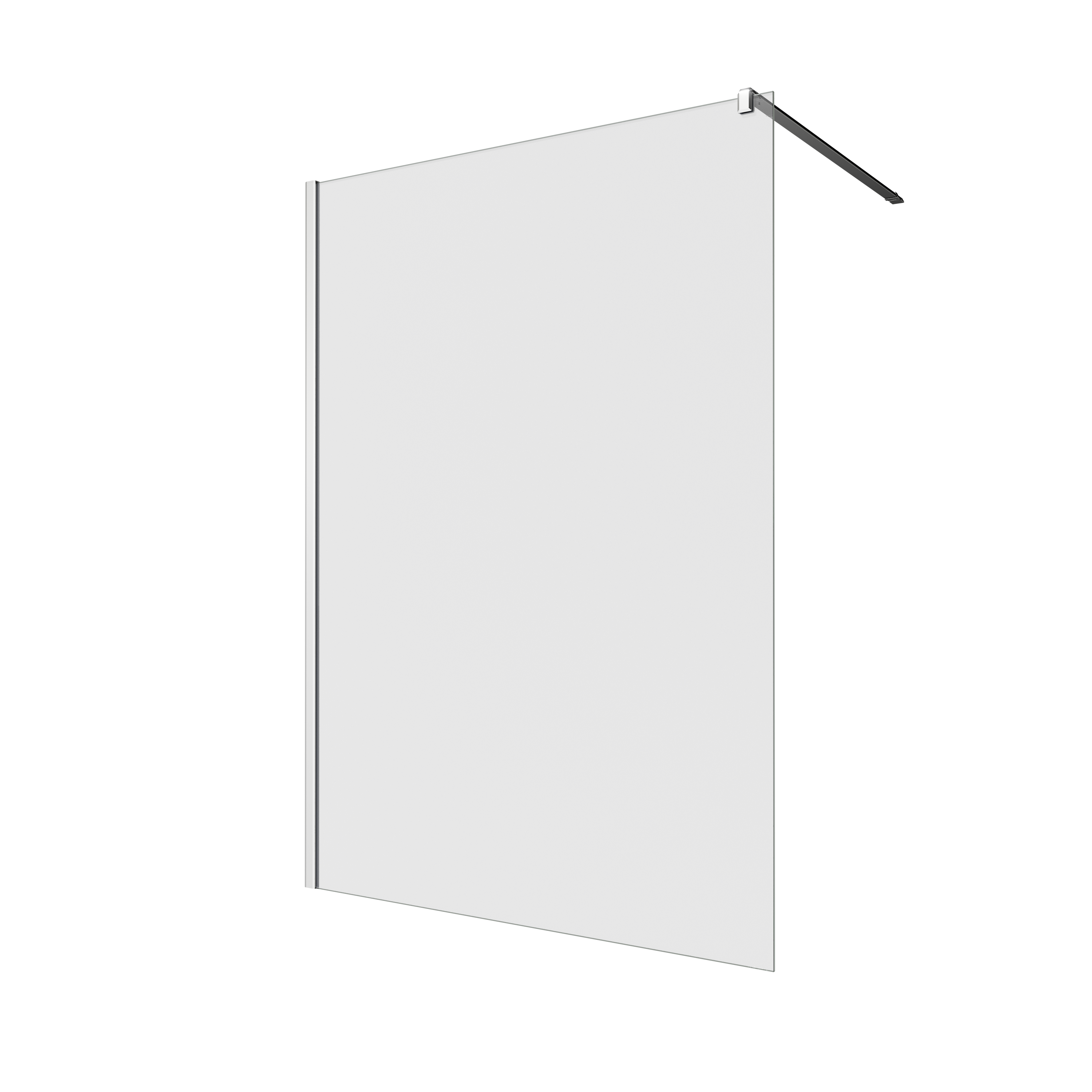 Box doccia walk-in Neo, vetro 8 mm, L 138-139.5 cm x H 200 cm, profilo cromo - 5
