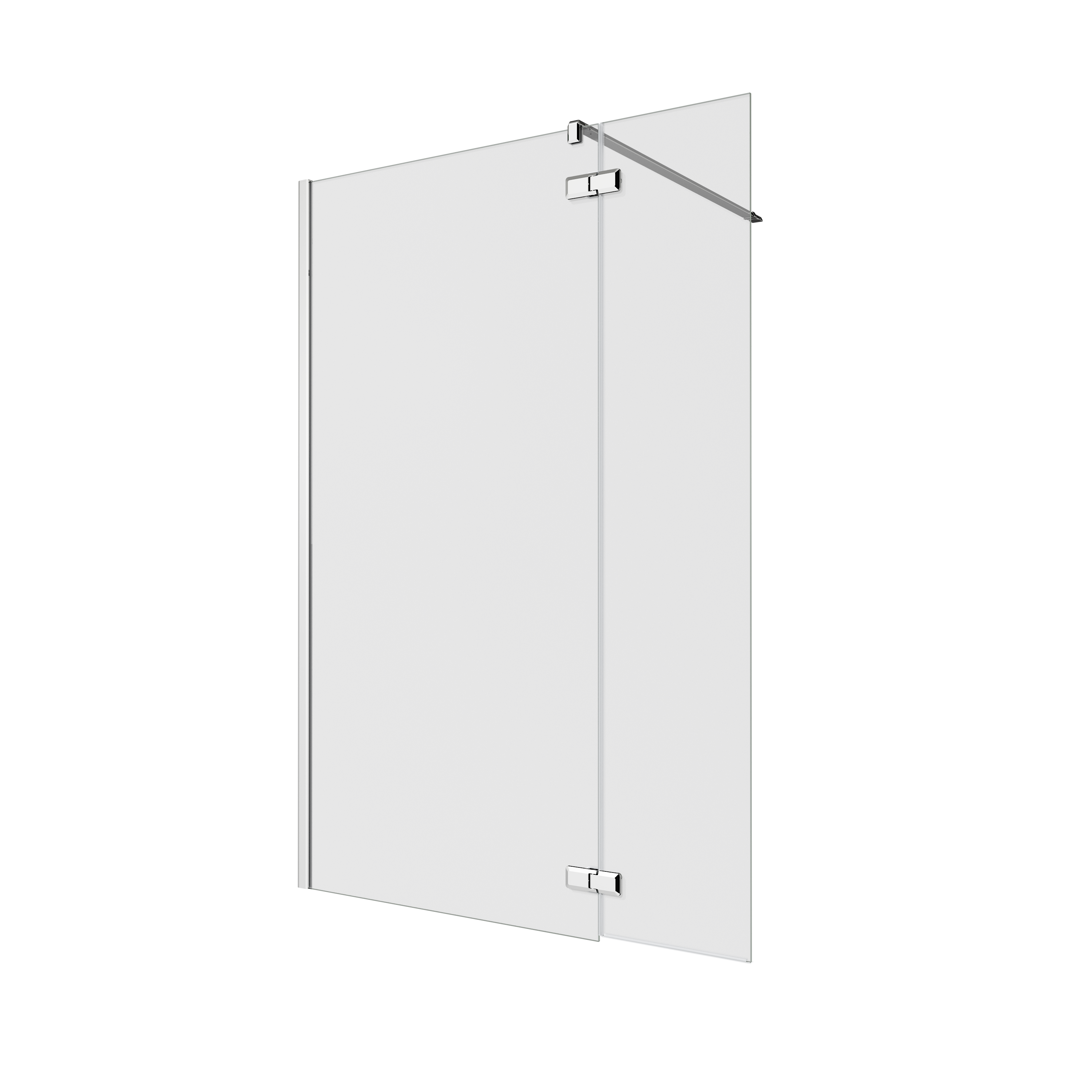 Box doccia walk-in Neo, vetro 8 mm, L 138-139.5 cm x H 200 cm, profilo cromo - 9