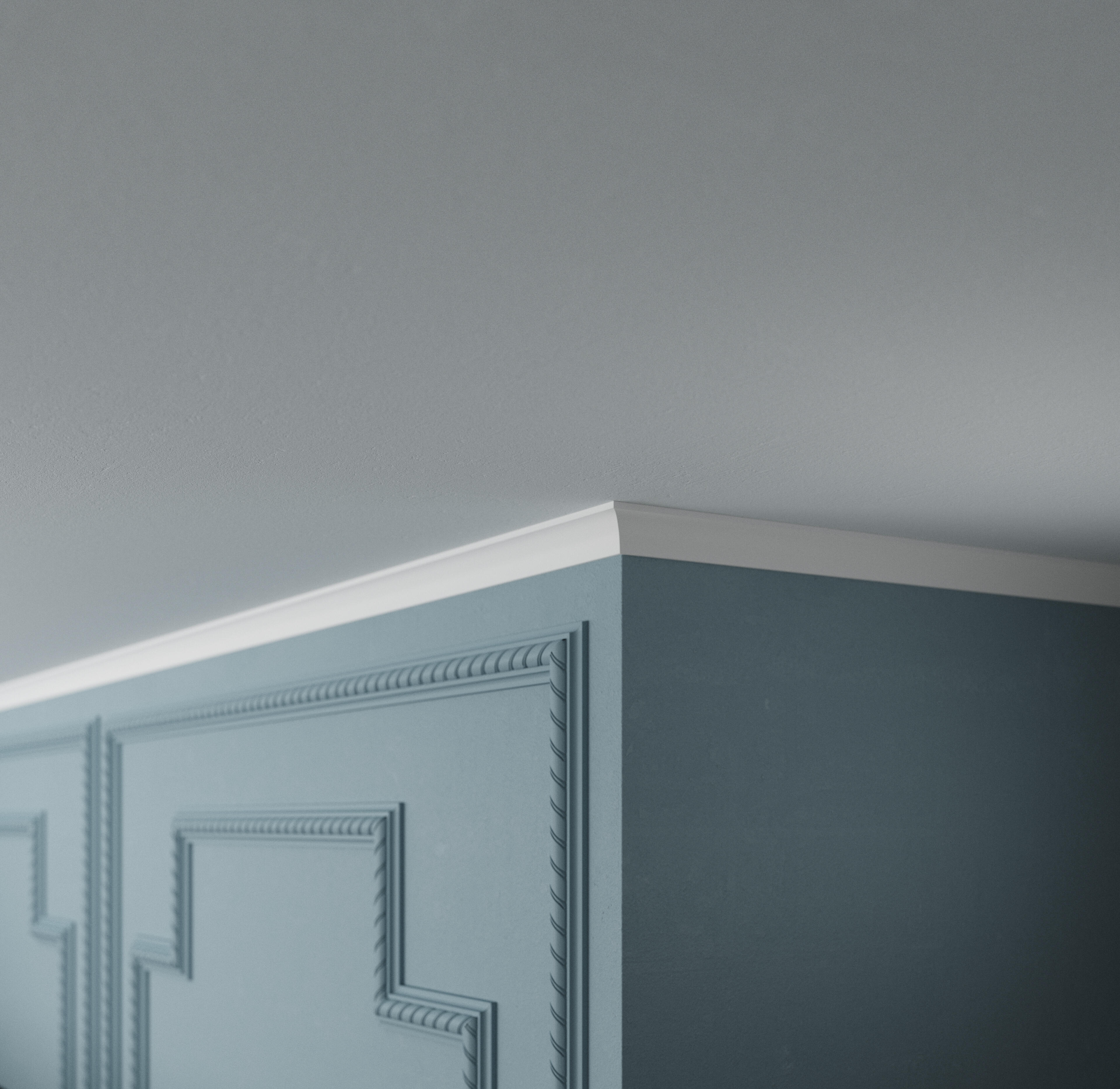Moldura PS DECOFLAIR (techo) 15X25X2000mm. Pintable - 3
