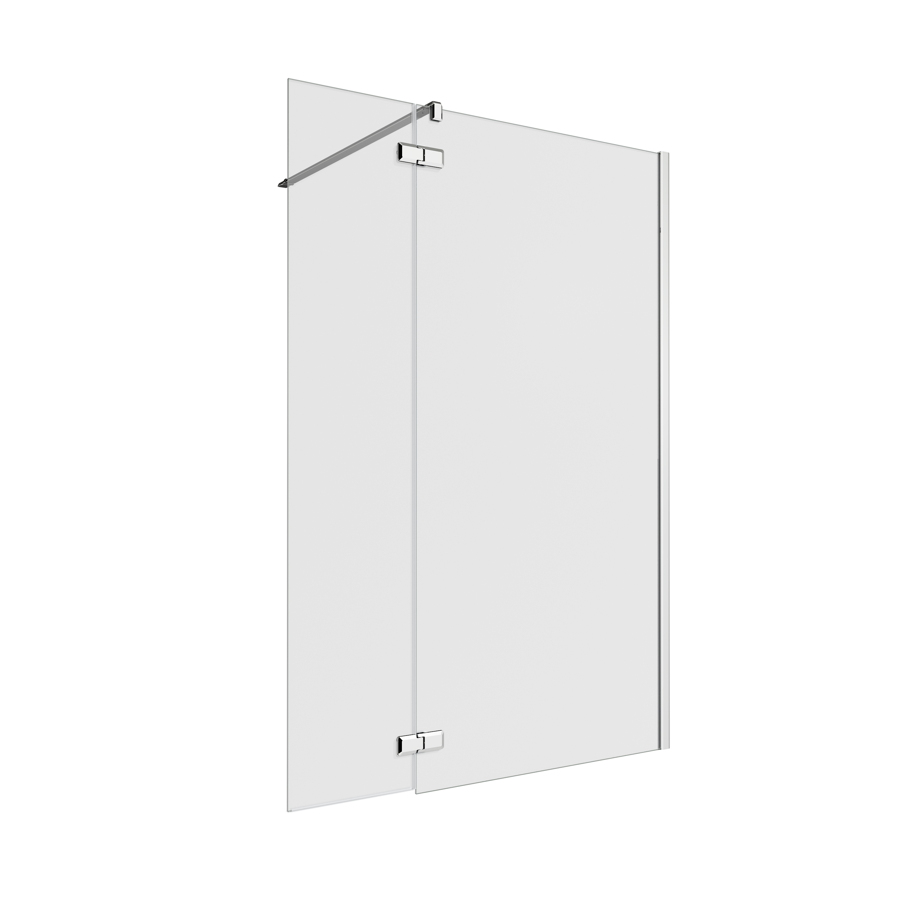 Box doccia walk-in Neo, vetro 8 mm, L 138-139.5 cm x H 200 cm, profilo cromo - 10