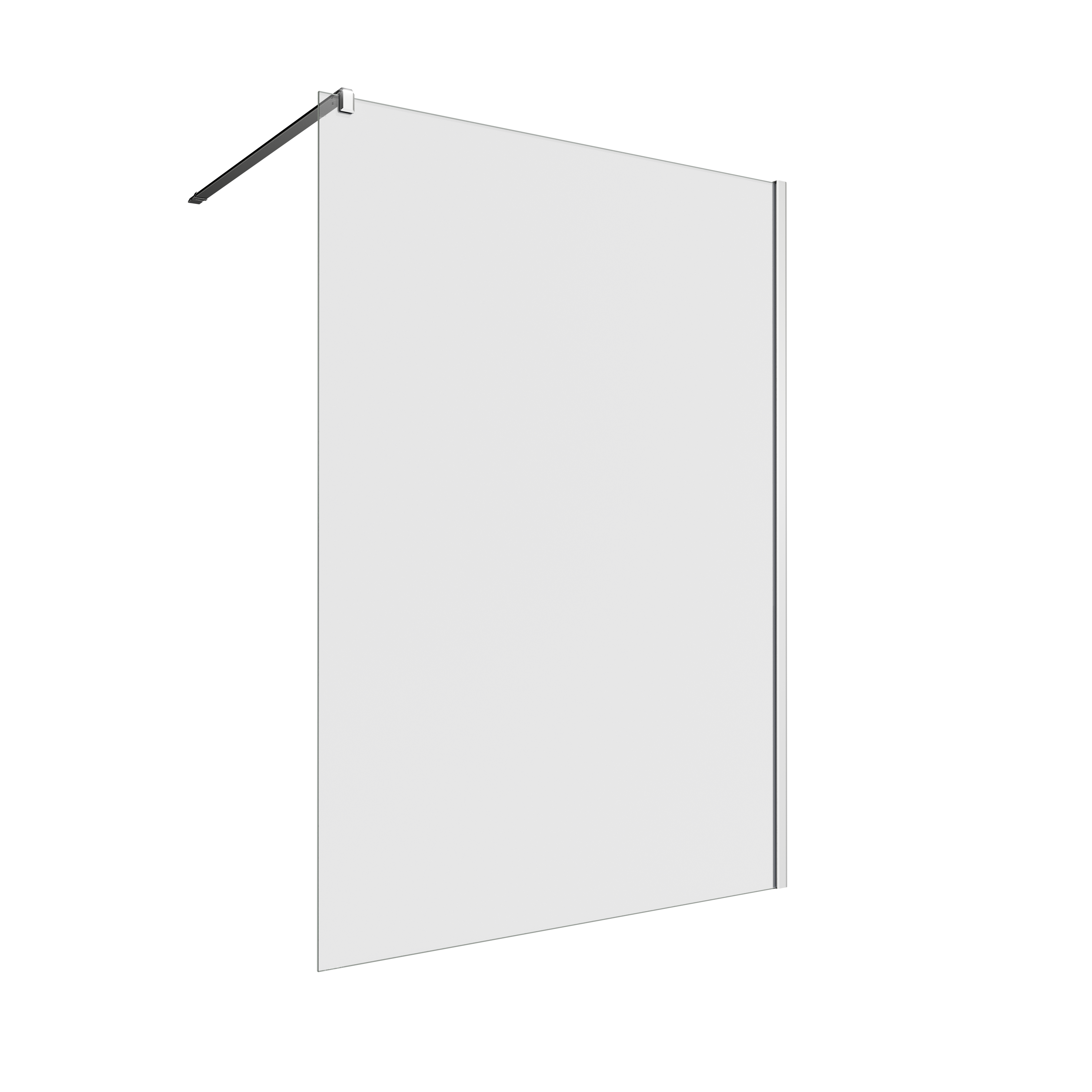 Box doccia walk-in Neo, vetro 8 mm, L 138-139.5 cm x H 200 cm, profilo cromo - 6