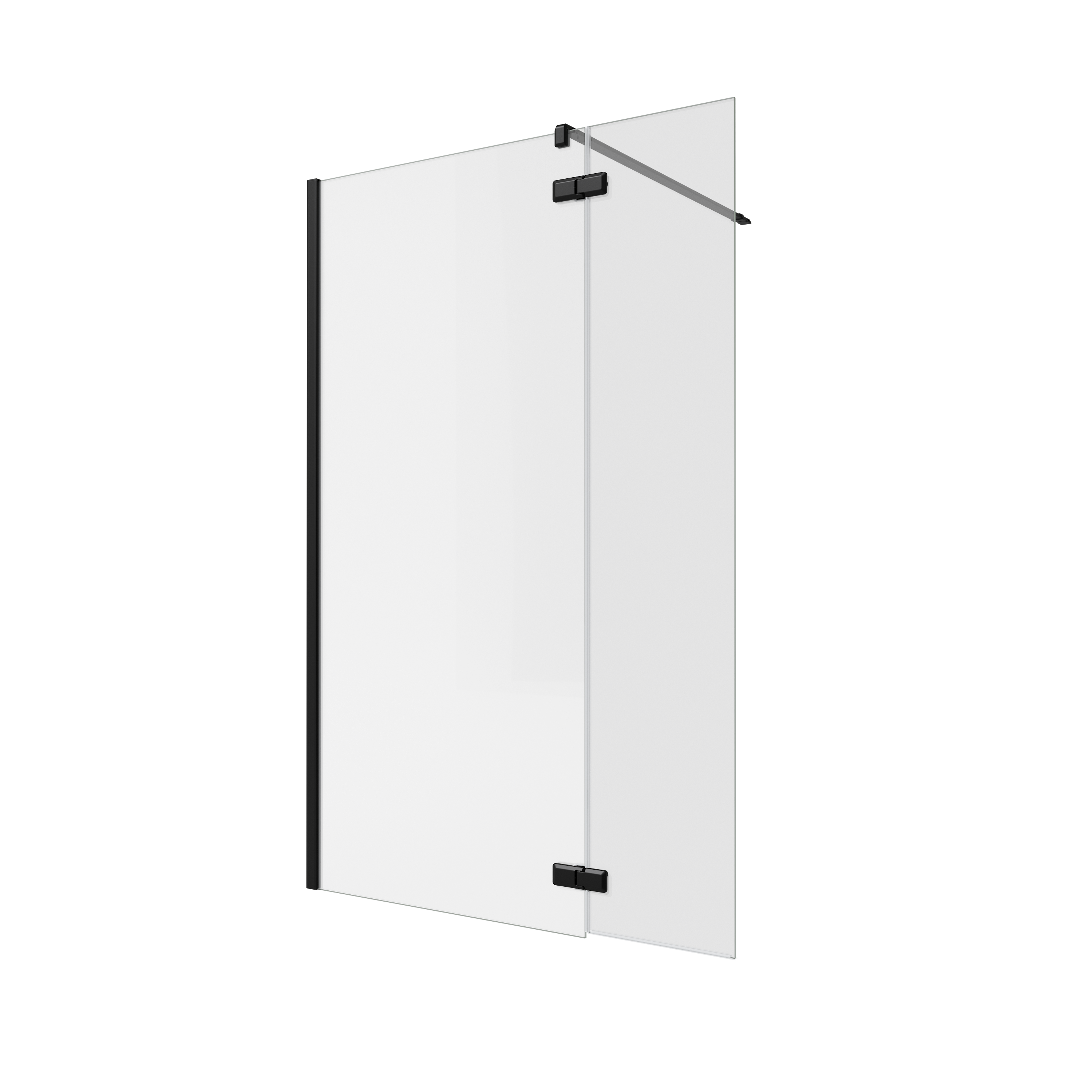 Painel de duche SENSEA NEO 130(90+40)X200CM PRETO - 14