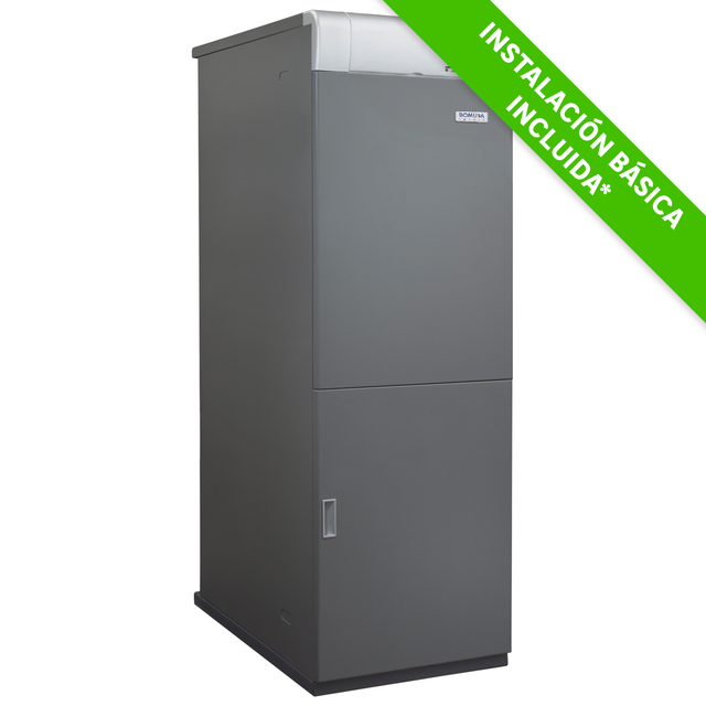 Caldera de gasóleo DOMUSA calefacción+ACS MCF 30 kw con acumulador HDX-100L instalación incluida