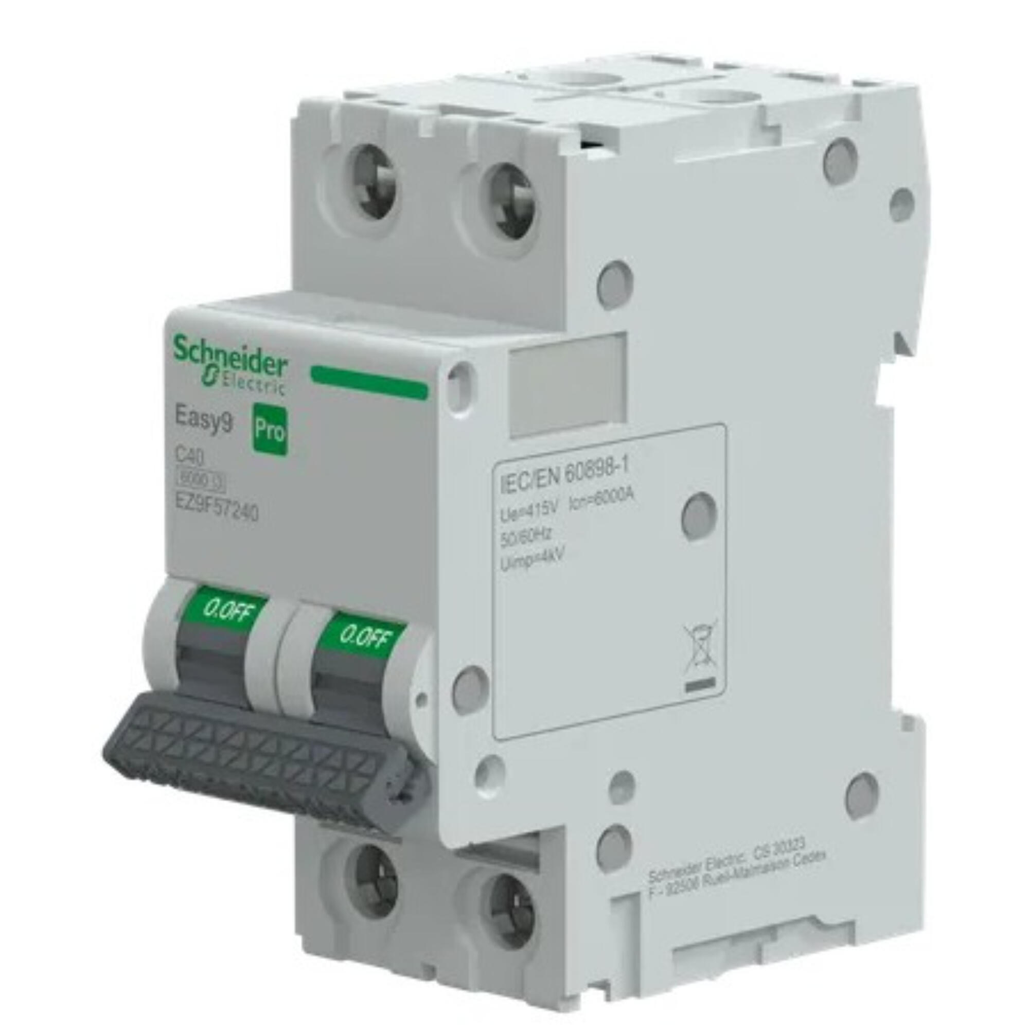 Intreruptor automat Schneider Easy9 Pro 2P, C, 40A, 6kA