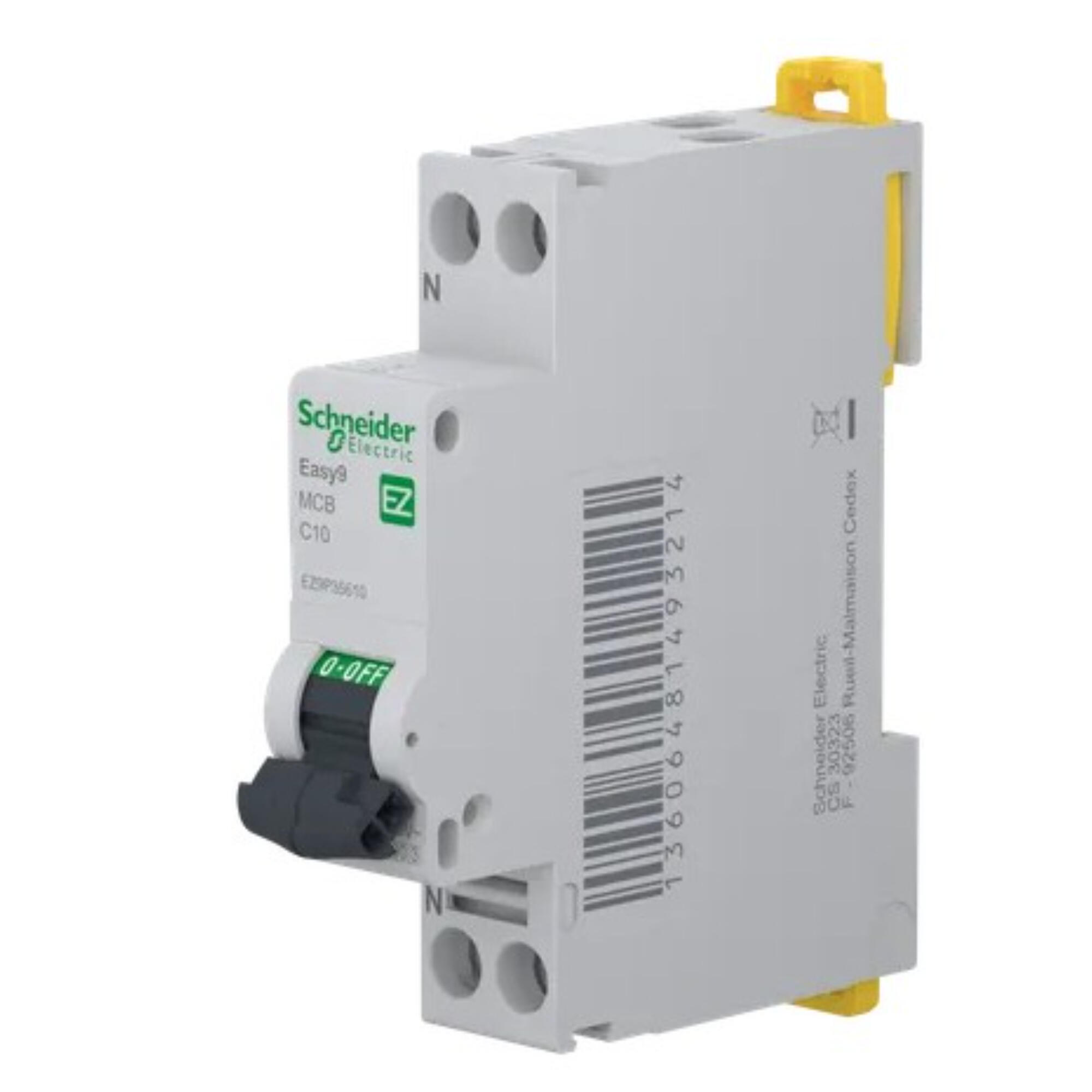 Intreruptor automat Schneider Easy9 Pro 1P+N, C, 10A, 6kA | Leroy