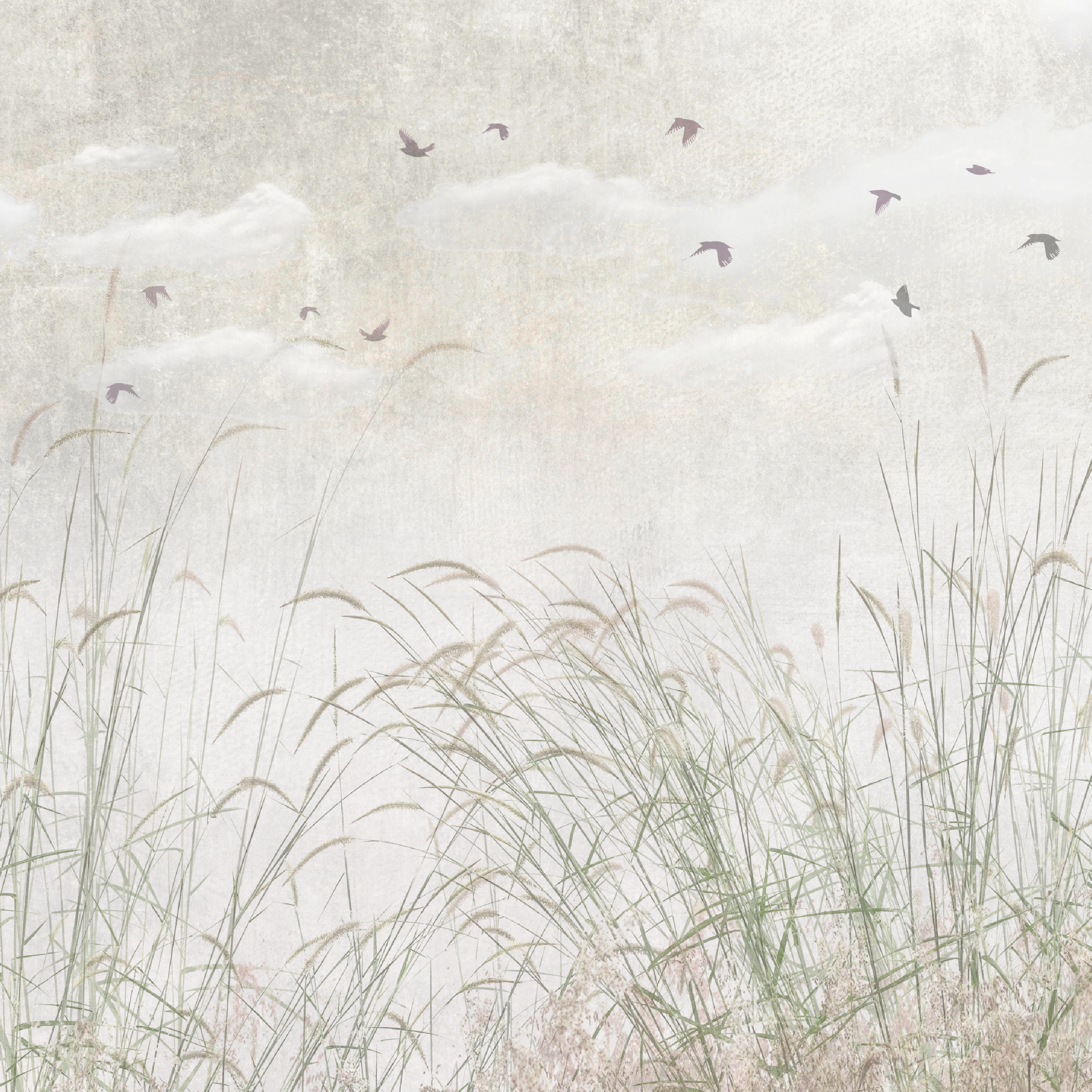 Mural Green Grass zielone trawy 300 x 280 cm struktura Art
