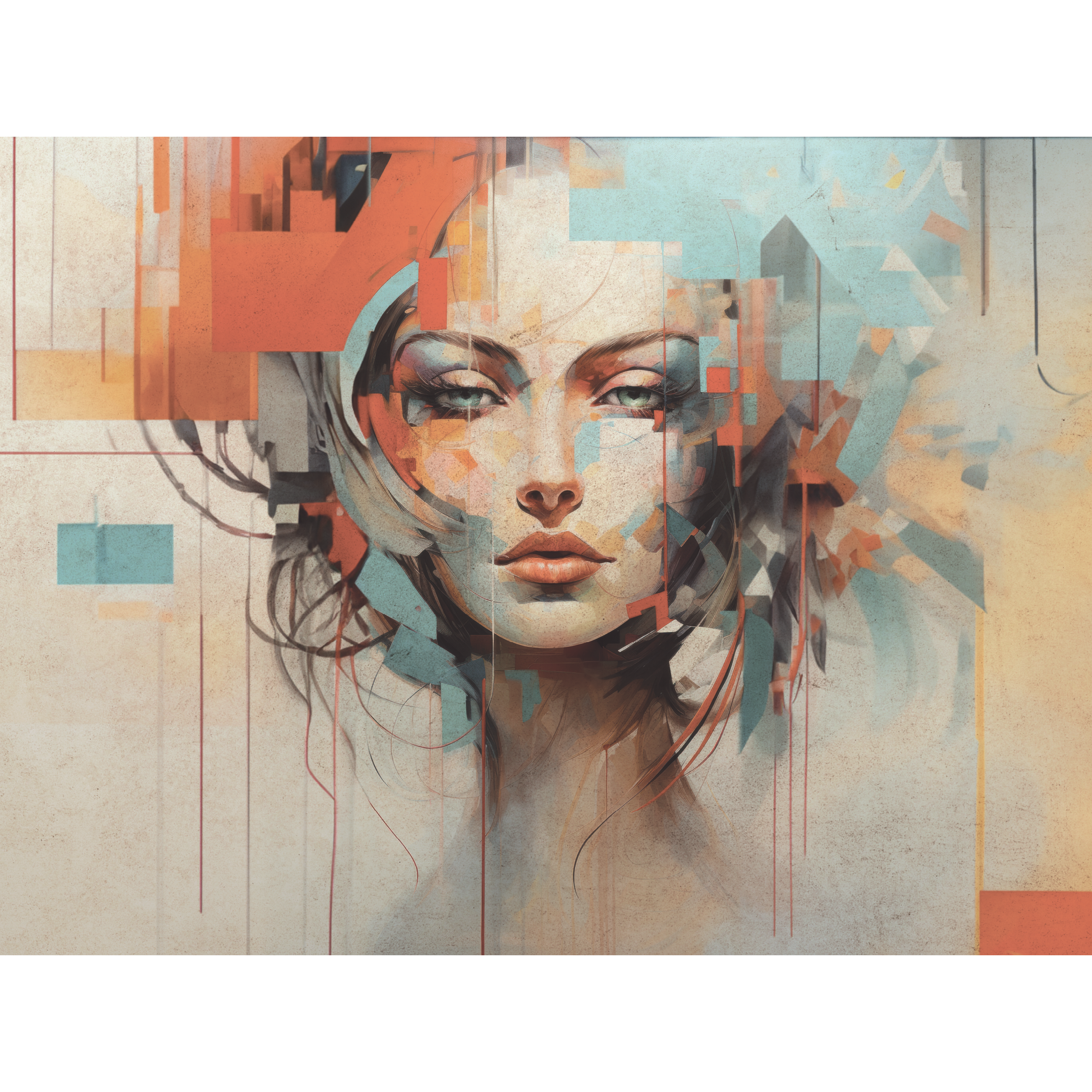 Mural Modern 400 x 280 cm delikatna struktura