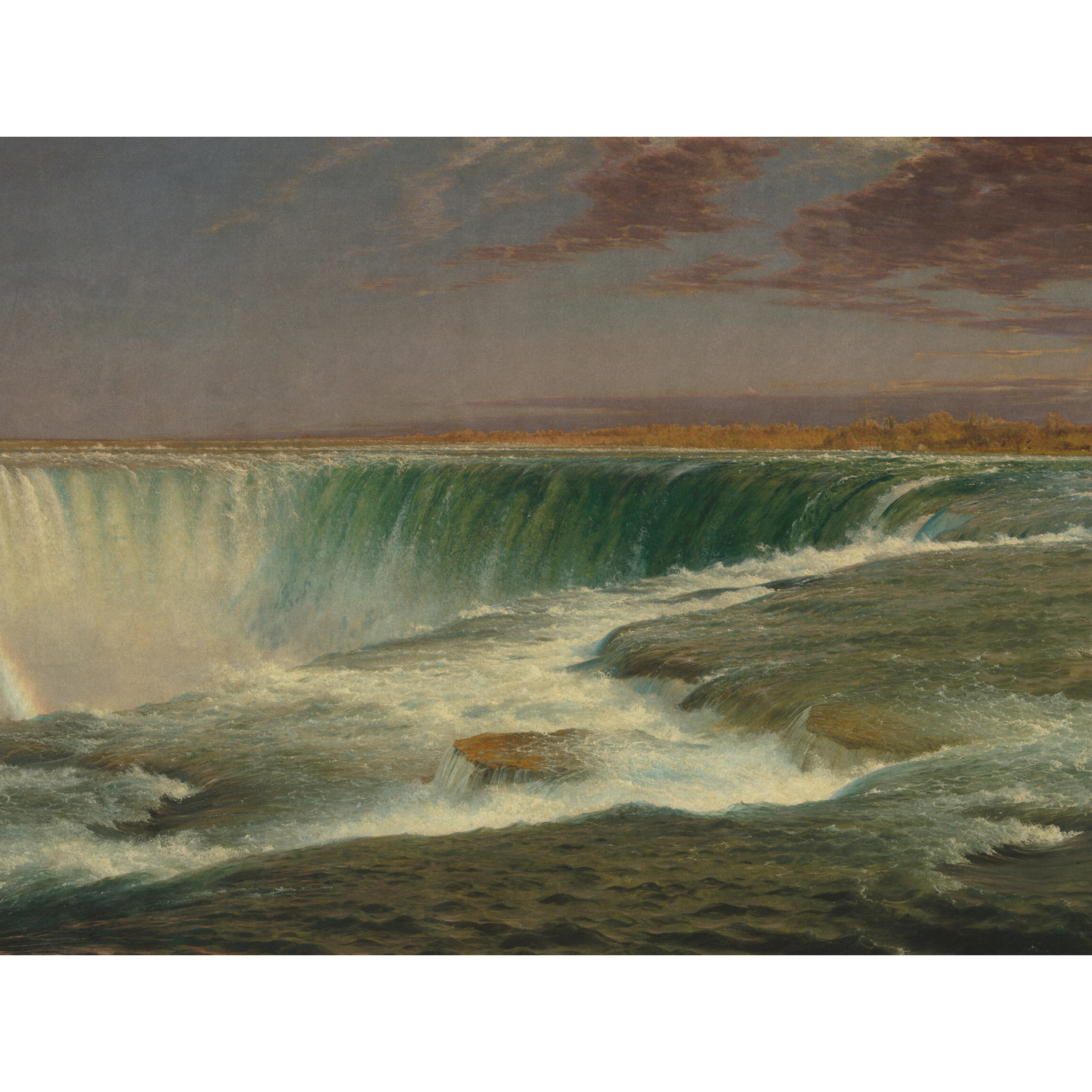 Mural Niagara pejzaż wodospad 400 x 280 cm struktura płótna