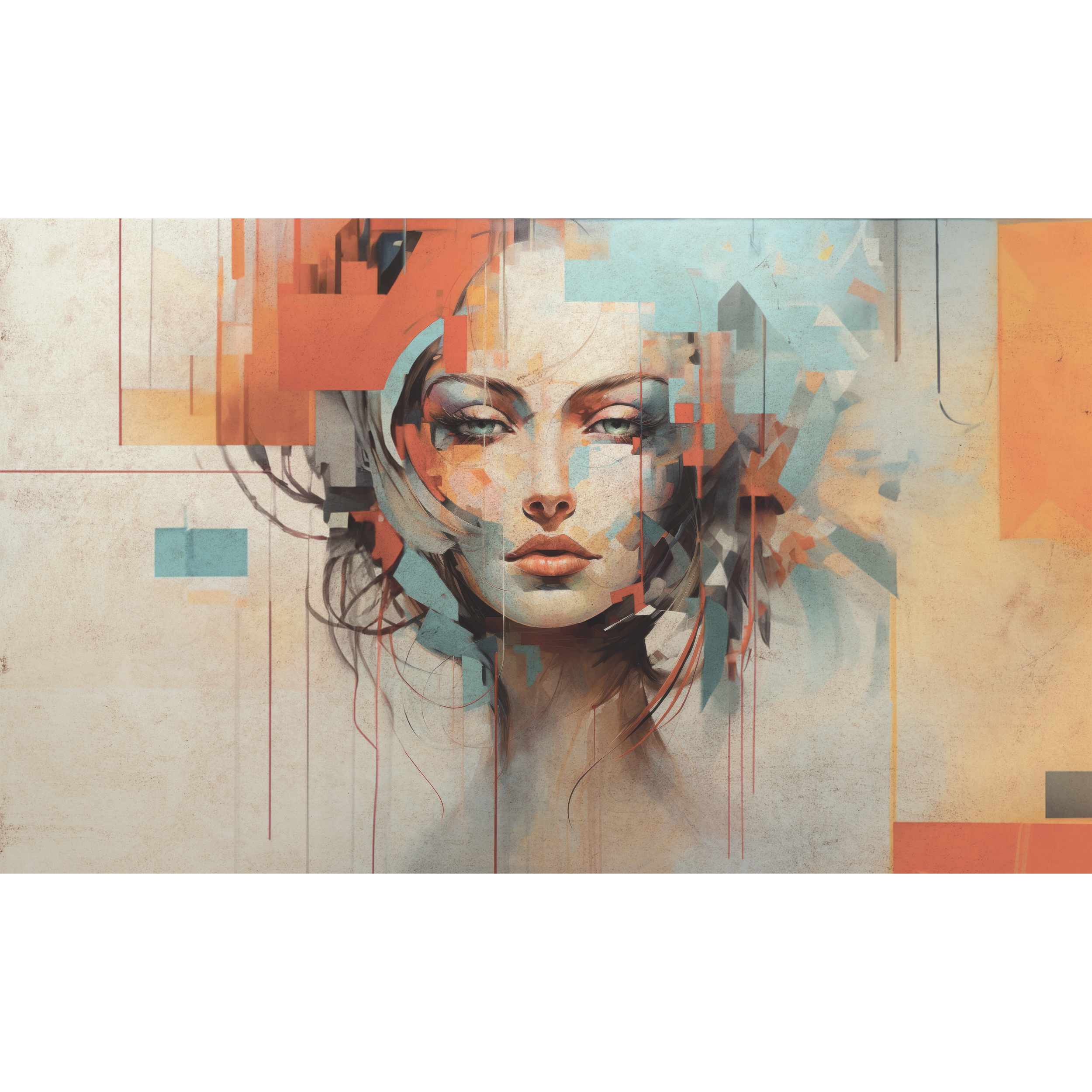 Mural Modern 500 x 280 cm struktura płótna