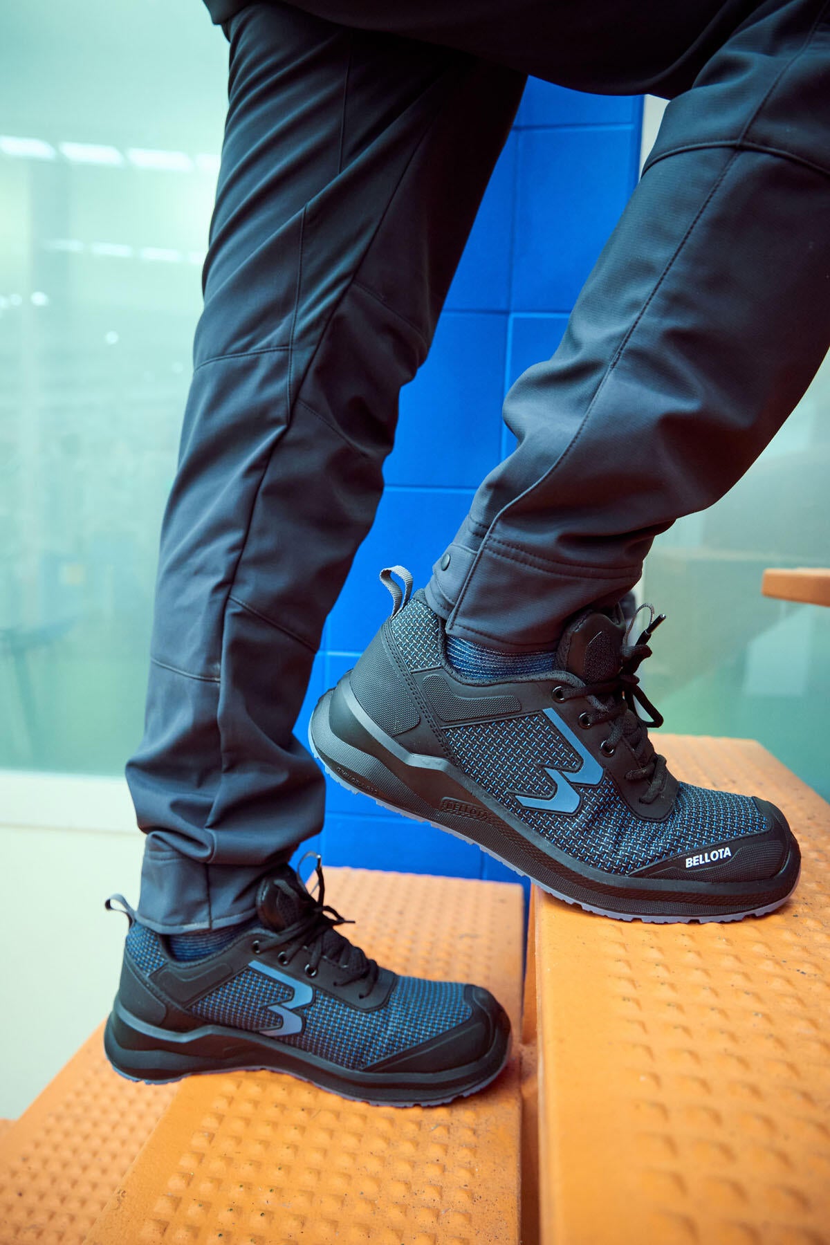 Sapato de segurança baixo azul S3 tamanho 43 Bellota Run - 5
