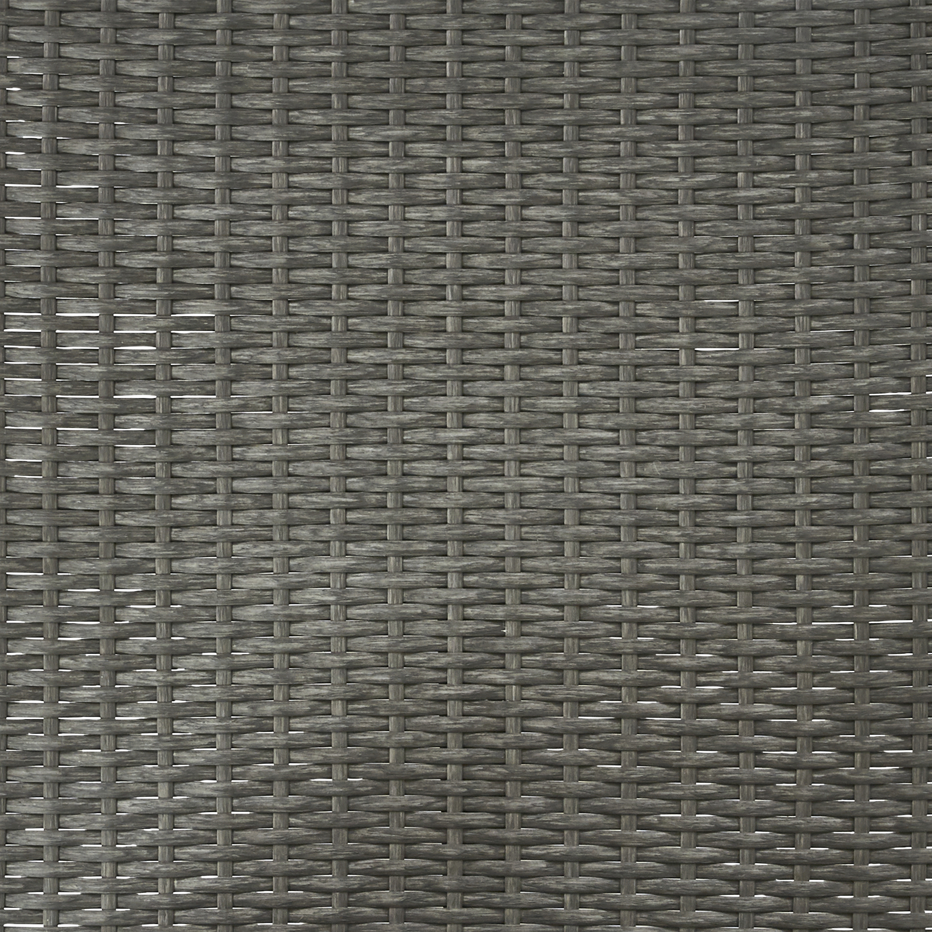 Poltrona centrale con cuscino grigio Noa NATERIAL, struttura in acciaio antracite seduta in rattan sintetico antracite, L 58 x H 62 x P 68 cm - 15