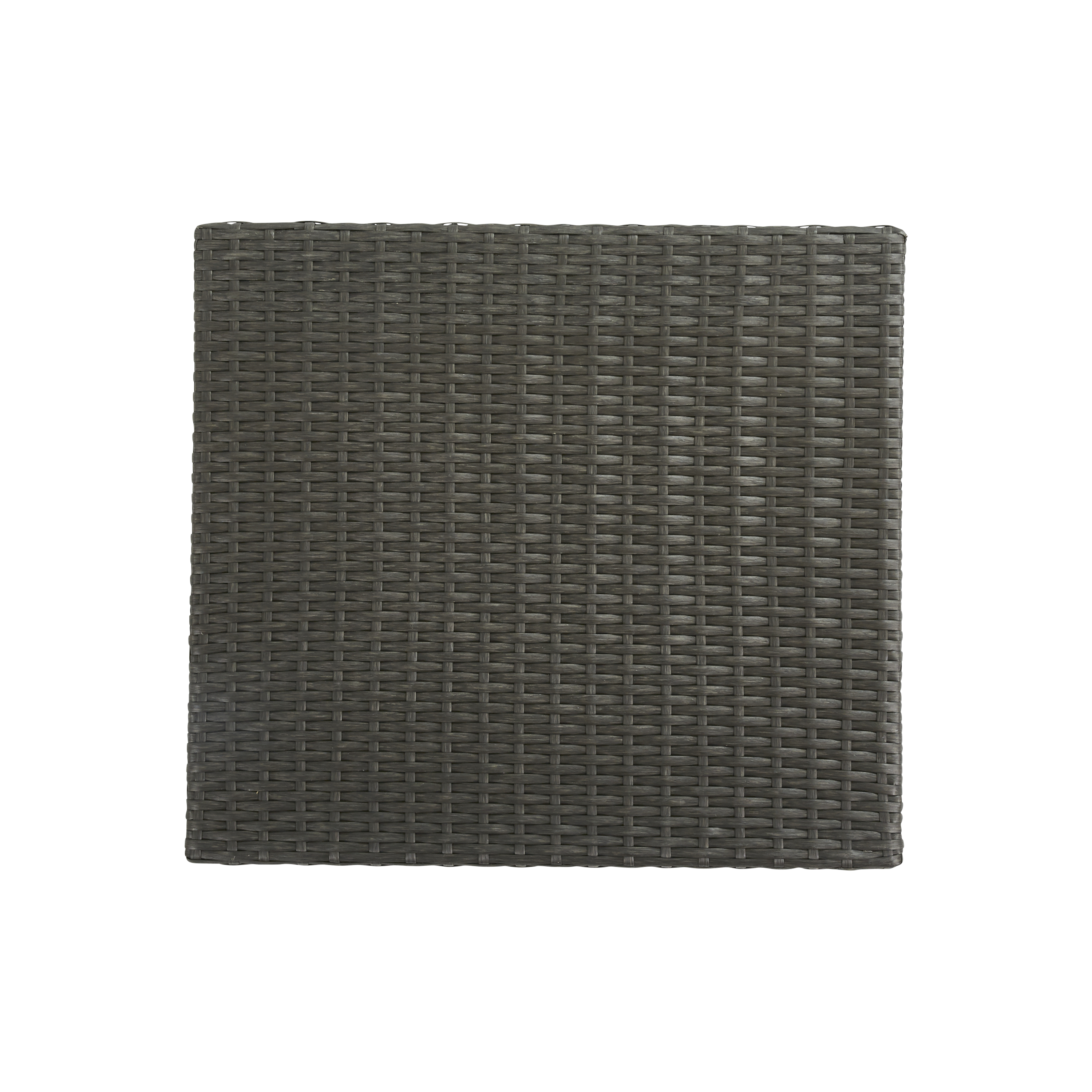 Poltrona centrale con cuscino grigio Noa NATERIAL, struttura in acciaio antracite seduta in rattan sintetico antracite, L 58 x H 62 x P 68 cm - 13