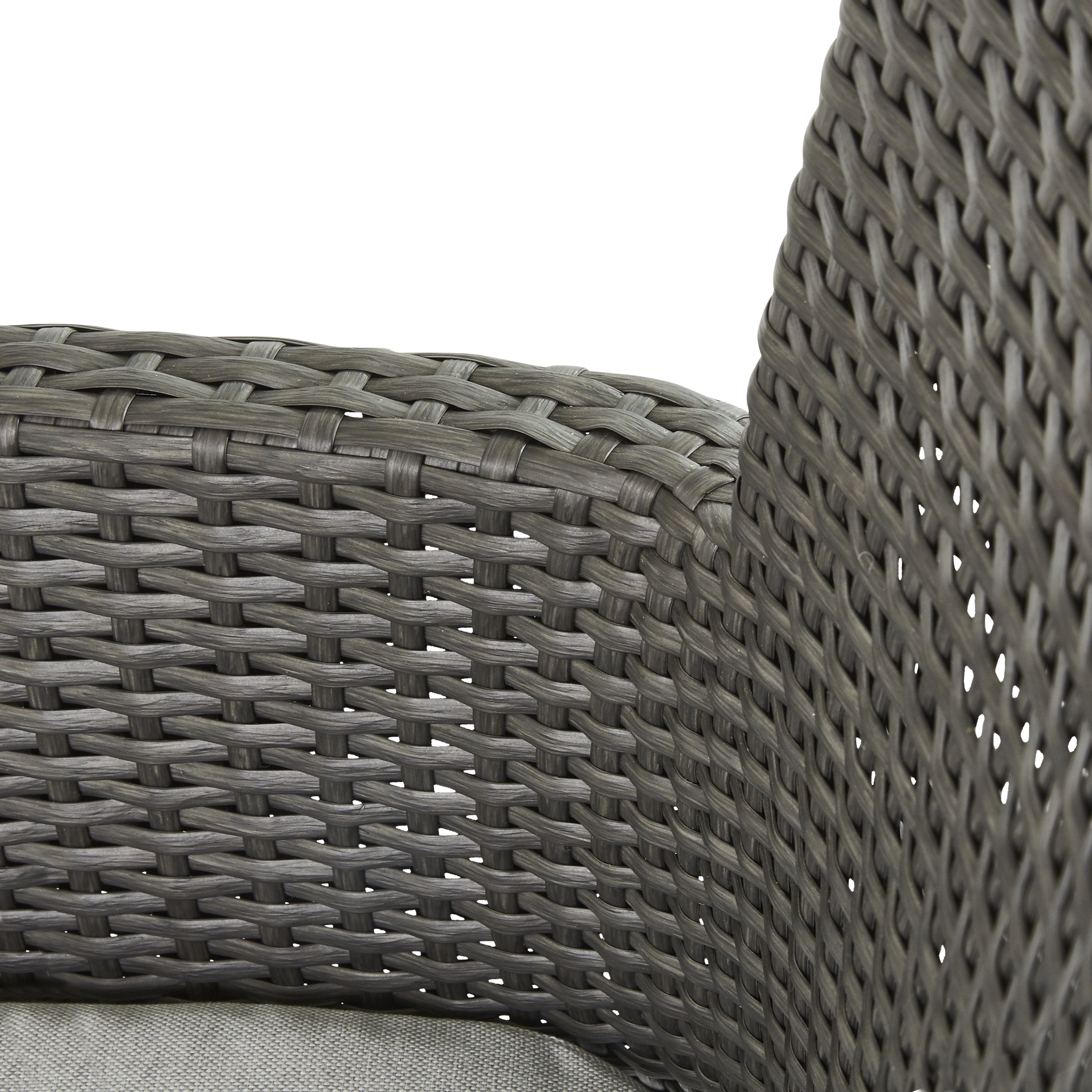 Cadeira de rattan NATERIAL NOA CINZA ESCURO - 6