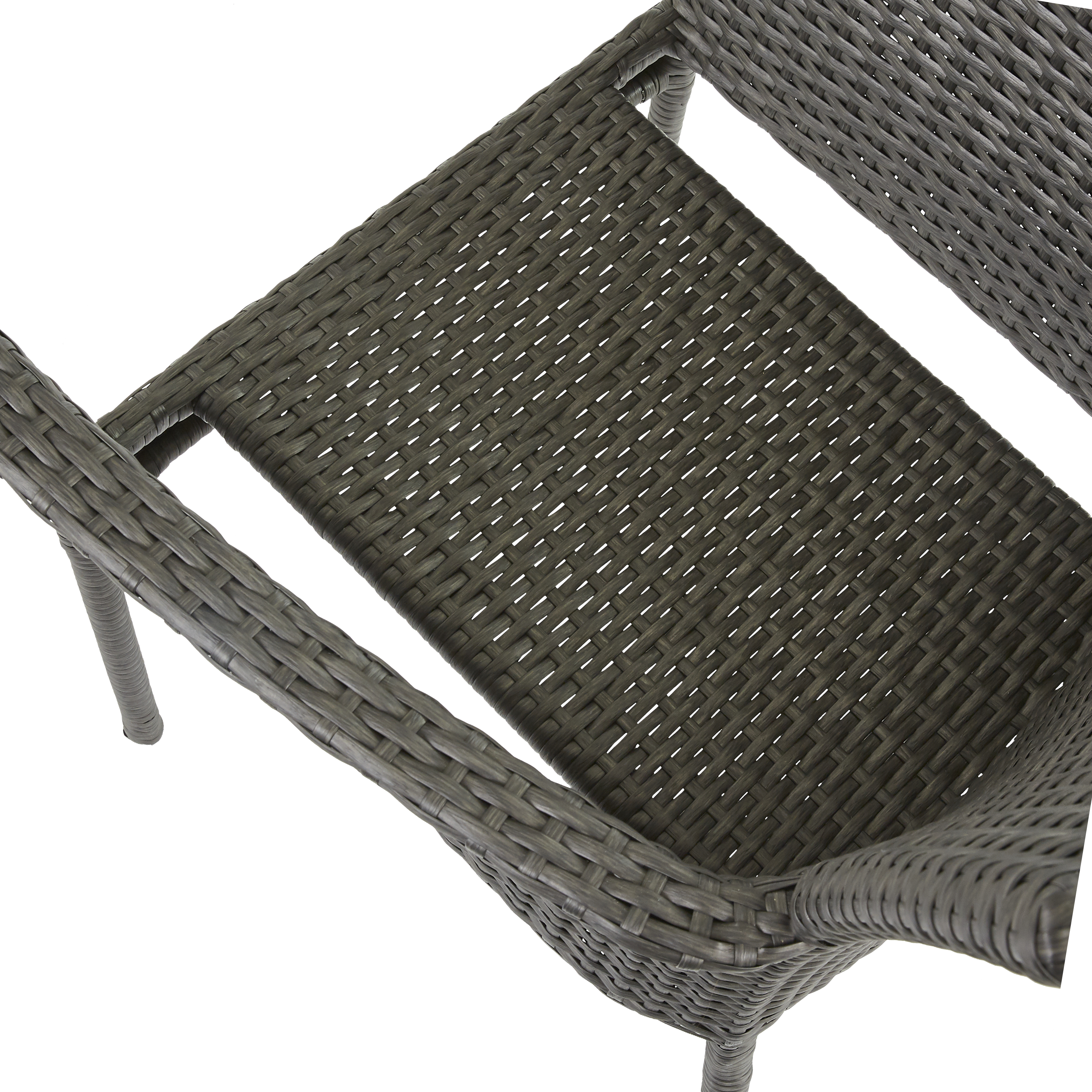 Cadeira de rattan NATERIAL NOA CINZA ESCURO - 12