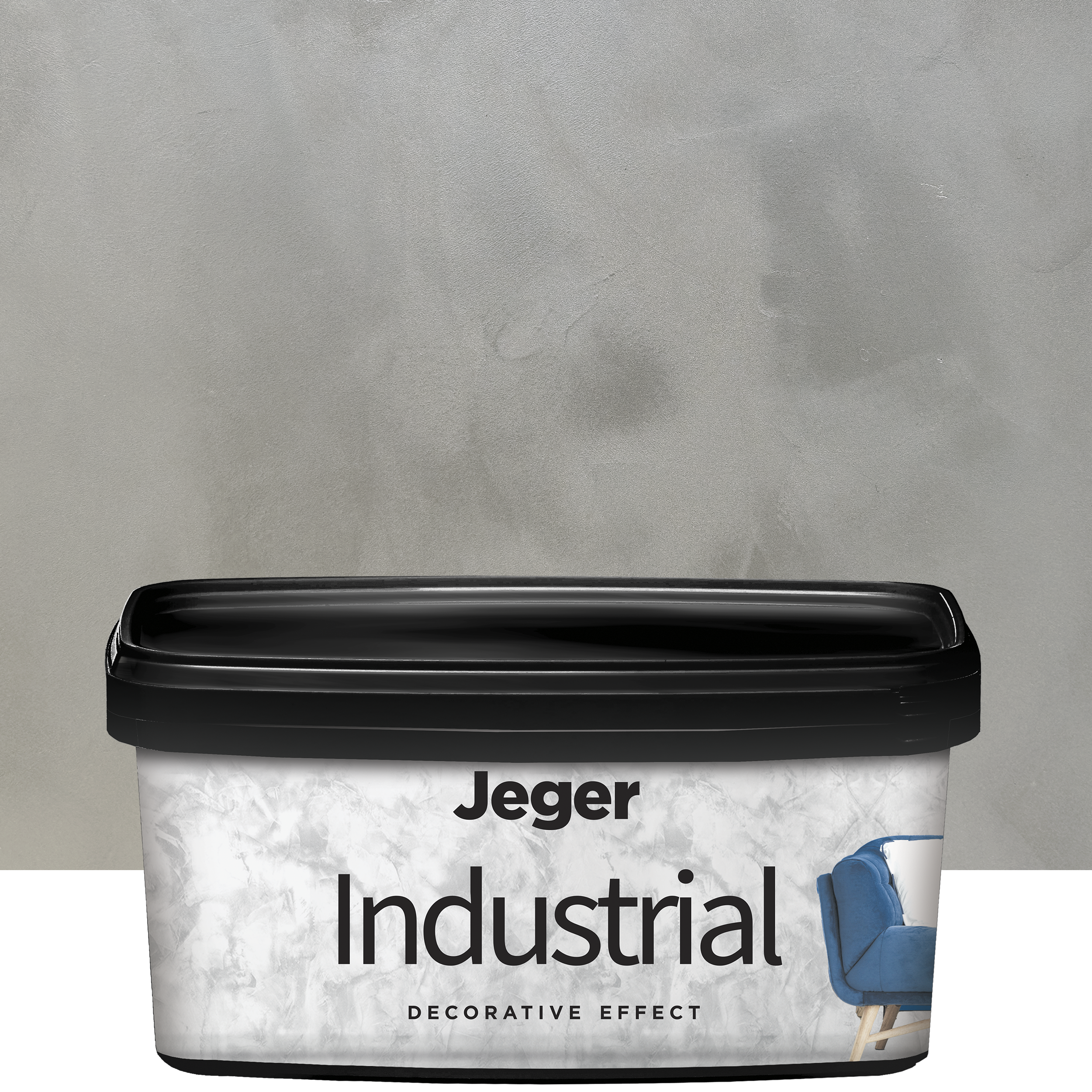 Efekt dekoracyjny INDUSTRIAL 1 l Chrom Efekt metalowy JEGER