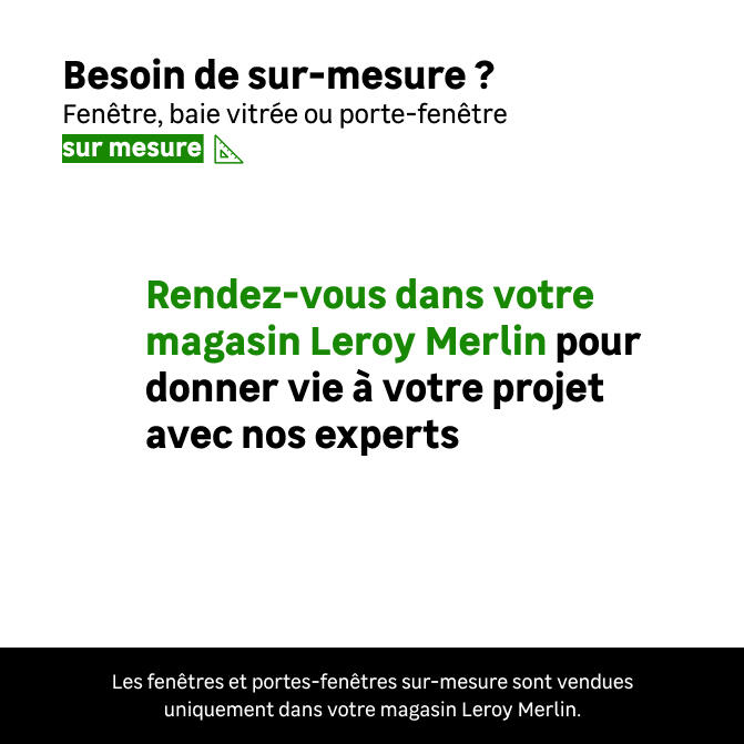Porte-fenêtre aluminium sur mesure Milan - 5